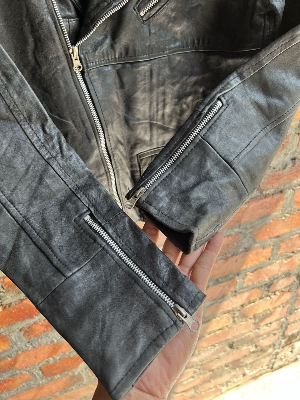 If Six Was Nine Punk’s Not Dead Leather Jacket Size US S / EU 44-46 / 1 - 7 Thumbnail