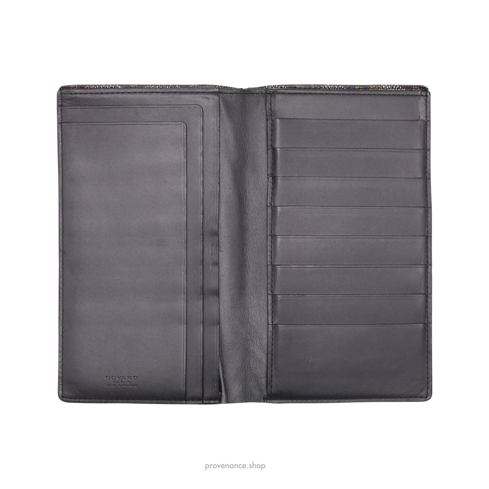 Goyard 🔴 St. Roch Vertical Long Wallet - Black Goyardine Size ONE SIZE - 5 Thumbnail