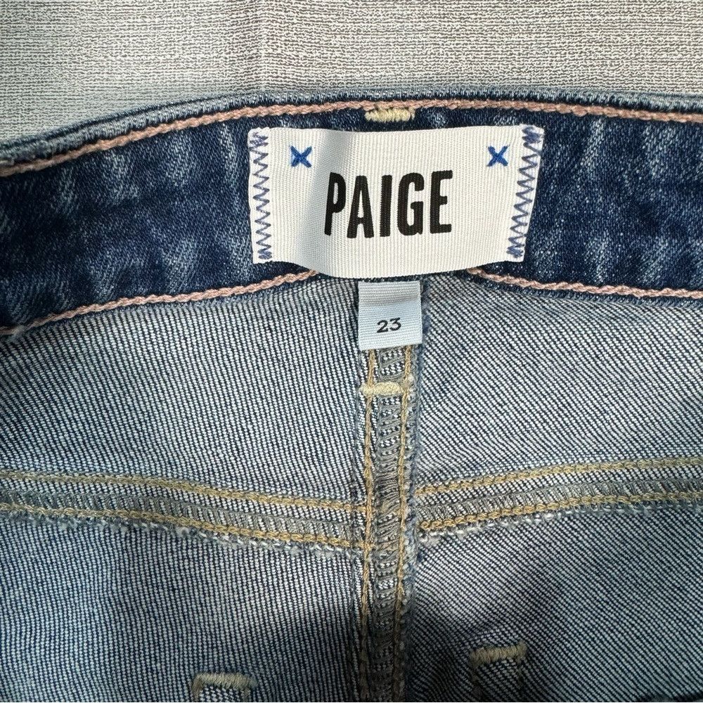 Paige NWT New Paige Colette Crop Flare Jeans Size 23 Size 23" - 6 Thumbnail