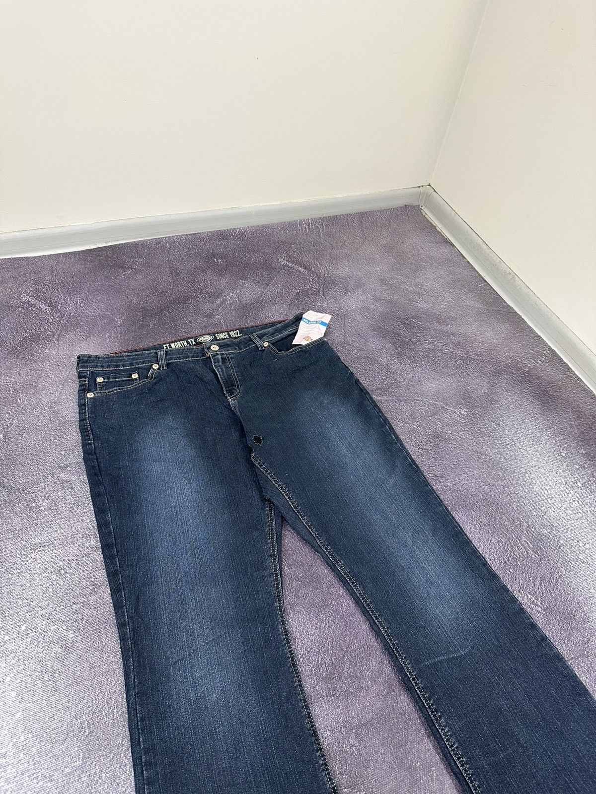 Dickies Vintage Dickies Flared Baggy USA Denim Opium Y2K Work Jeans Size 36" / US 14 / IT 50 - 12 Thumbnail