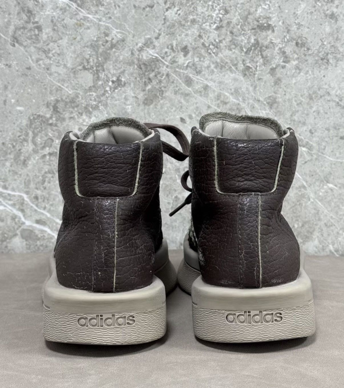 Rick Owens Rick Owens x Adidas Superstar Platform Sneakers Size US 7.5 / EU 40-41 - 7 Thumbnail