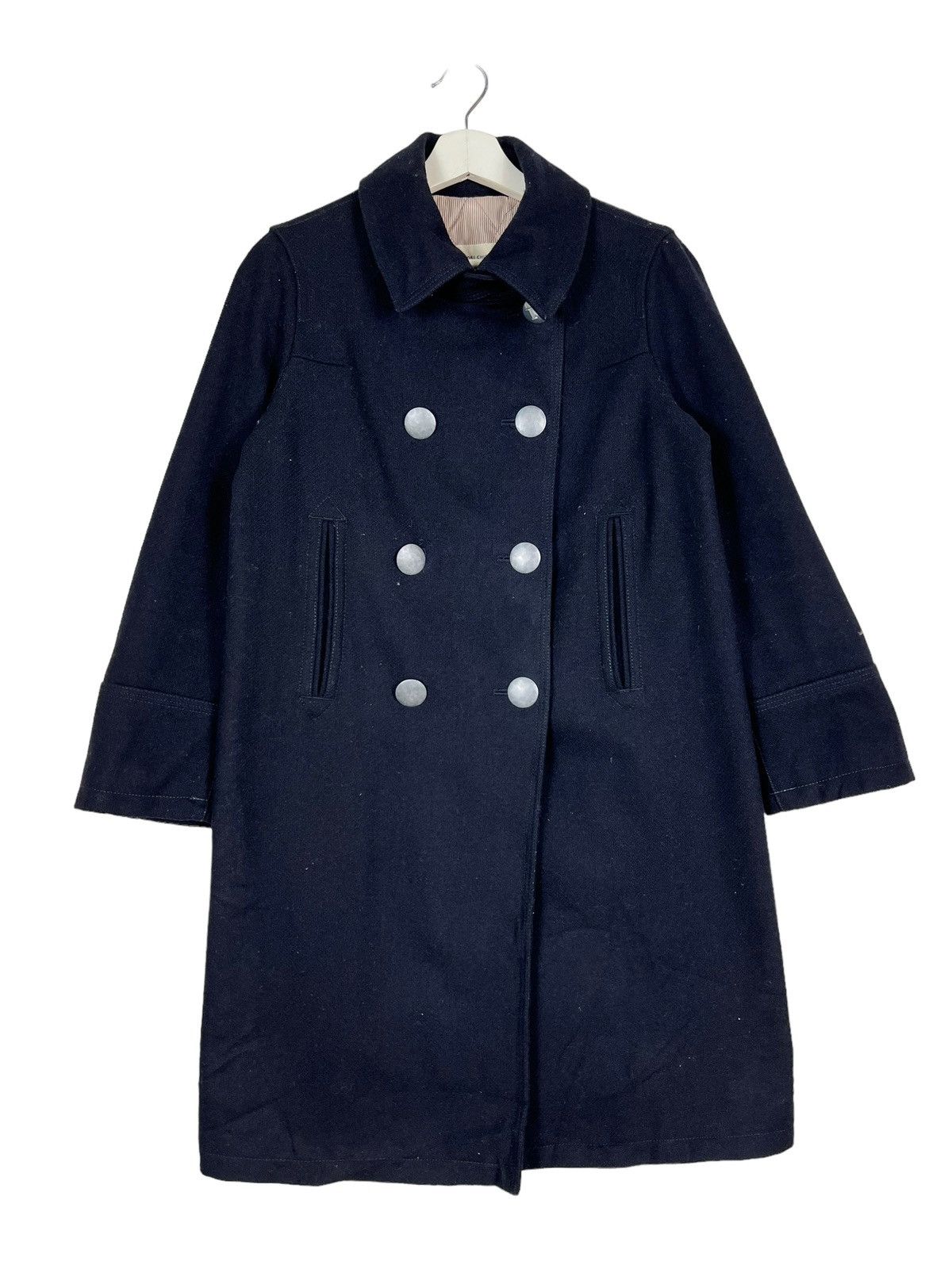Issey Miyake 🔥 DARK BLUE TSUMORI CHISATO X ISSEY MIYAKE WOOL COAT Size US S / EU 44-46 / 1 - 1 Thumbnail