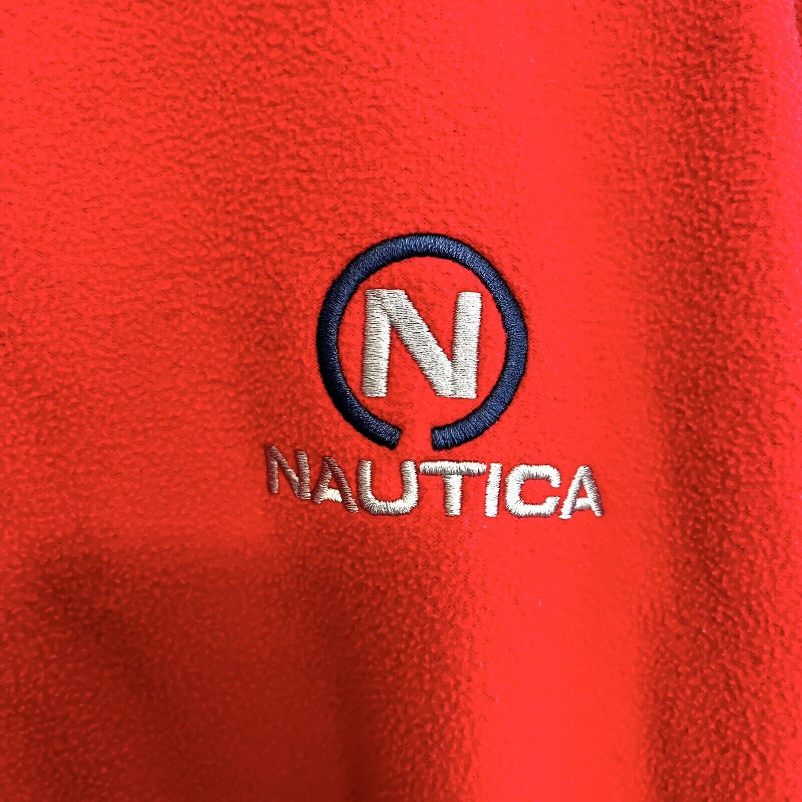 Nautica Nautica Plaid Fleece Sweater Henley Sleepwear Red VTG Sz L Size US L / EU 52-54 / 3 - 2 Thumbnail