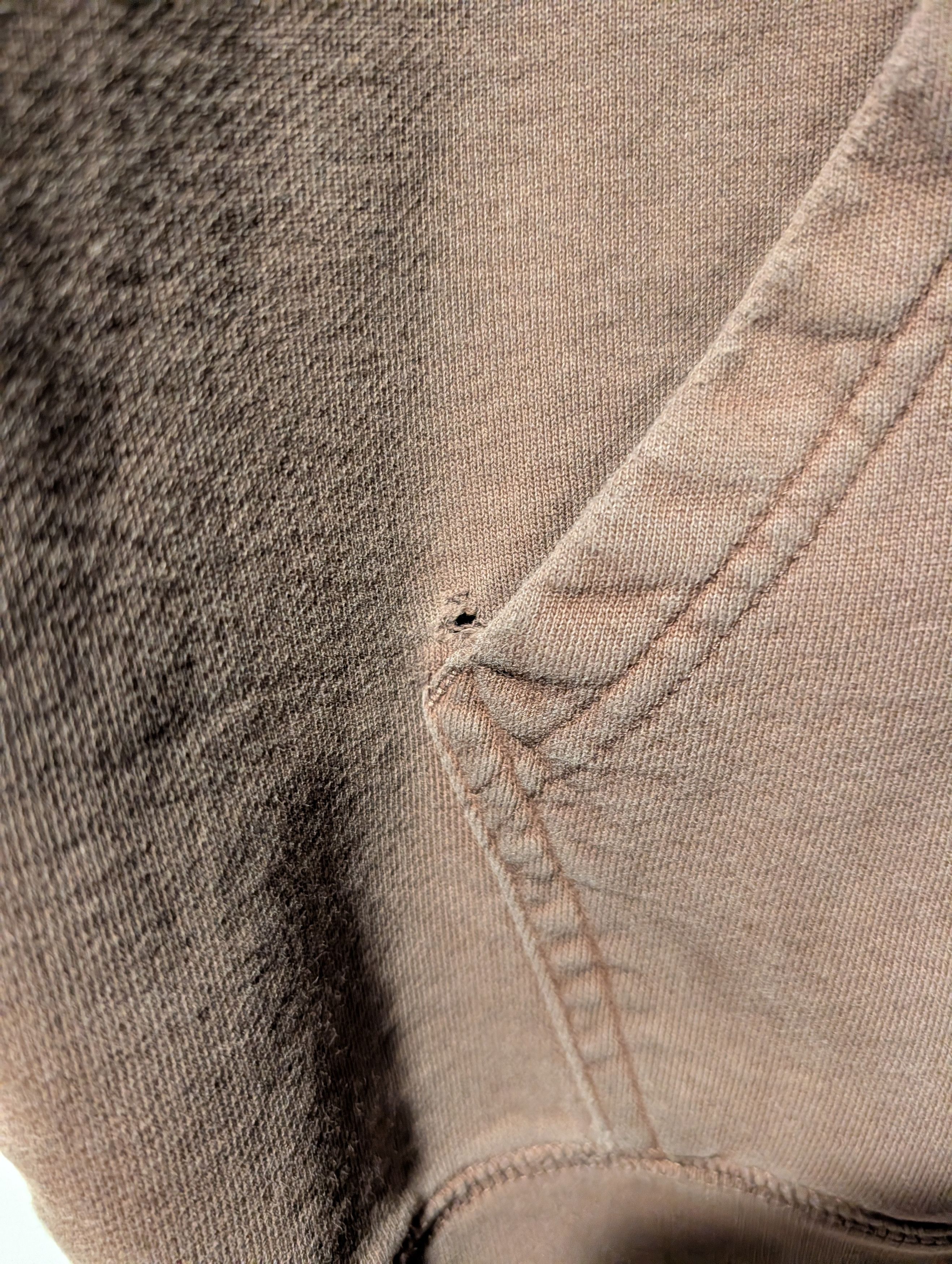 Abercrombie & Fitch VTG Abercrombie & Fitch Hoodie Brown Blue Spellout Y2K Size US L / EU 52-54 / 3 - 15 Thumbnail