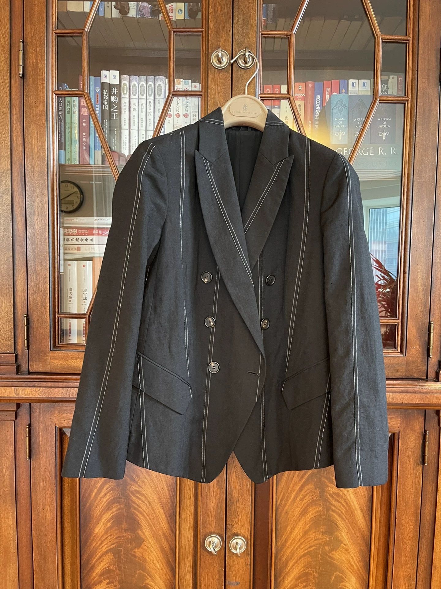 Brunello Cucinelli Beaded Blazer Jacket
