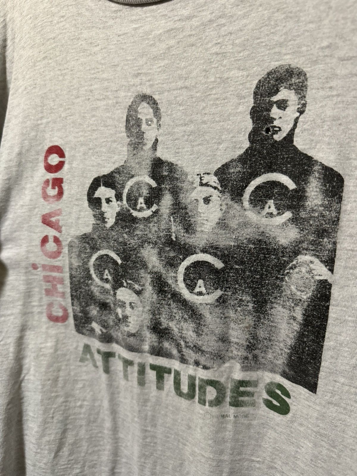 Band Tees × Vintage THRASHED Chicago Attitudes Vintage Tee Size US L / EU 52-54 / 3 - 6 Thumbnail