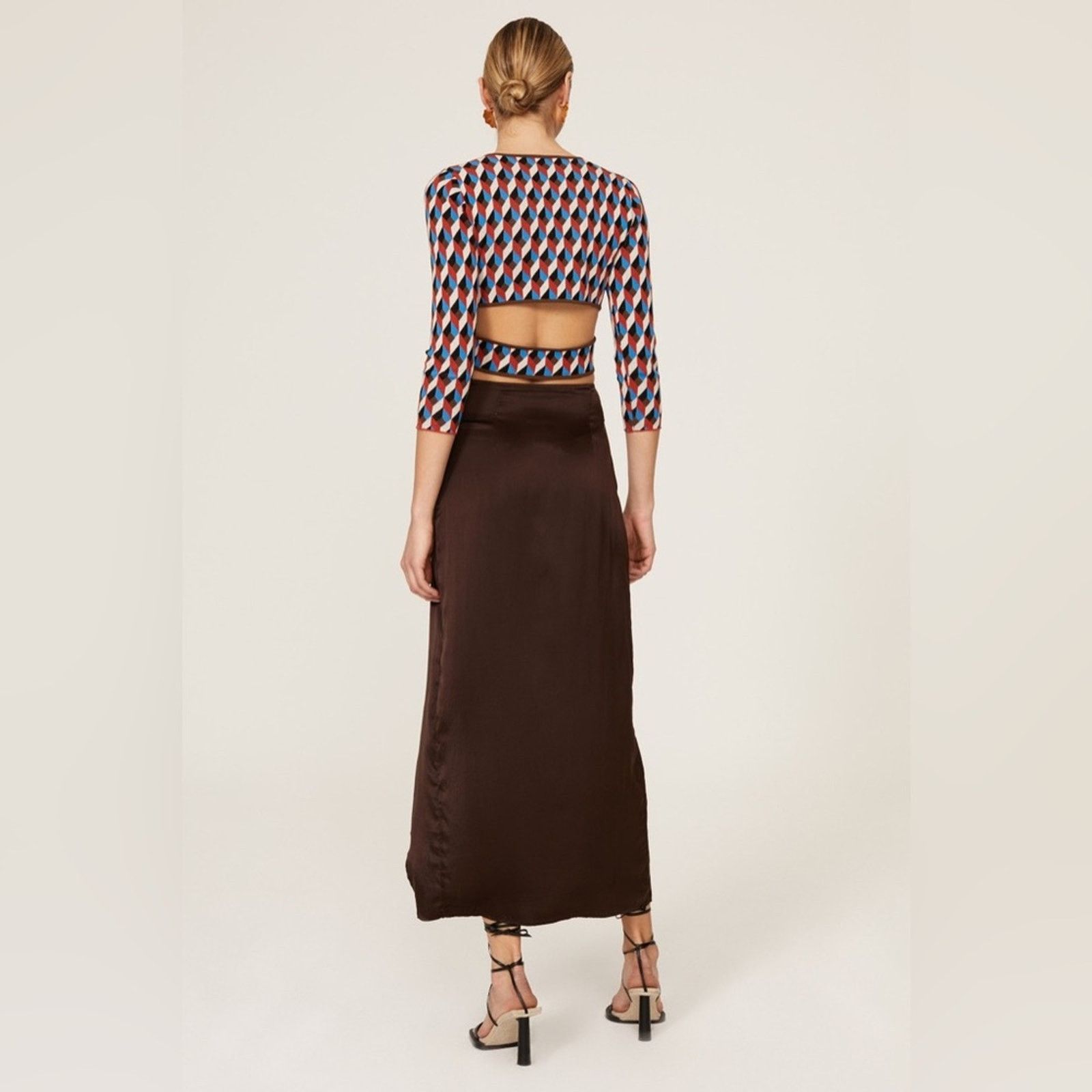 Ronny Kobo RONNY KOBO Size Small Geometric Crop Top Size S / US 4 / IT 40 - 3 Thumbnail
