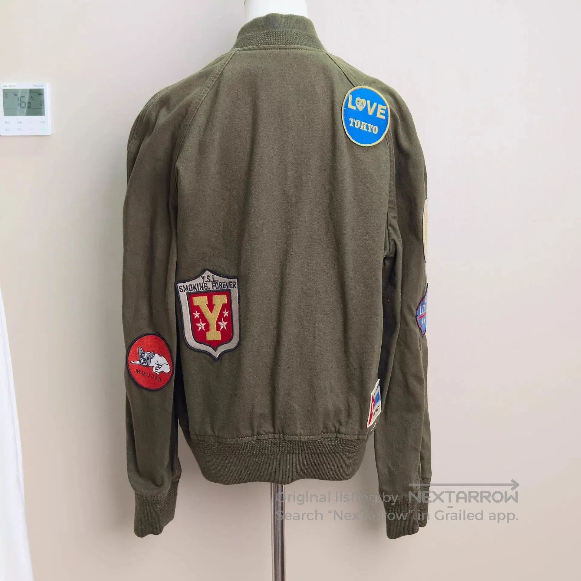 Saint Laurent Paris Multi Color Patch Embellished er Jacket. Size US L / EU 52-54 / 3 - 3 Thumbnail