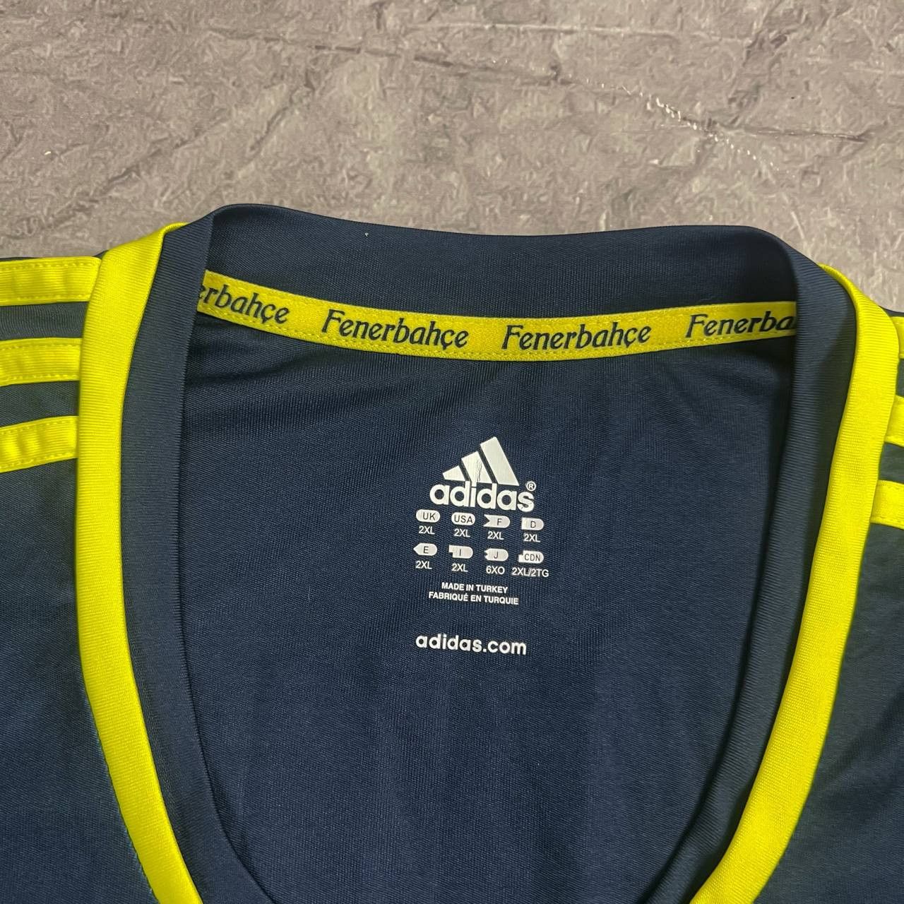 Adidas Adidas Fenerbahce 2013/2014 Third Football T-Shirt Soccer Size US XXL / EU 58 / 5 - 10 Thumbnail