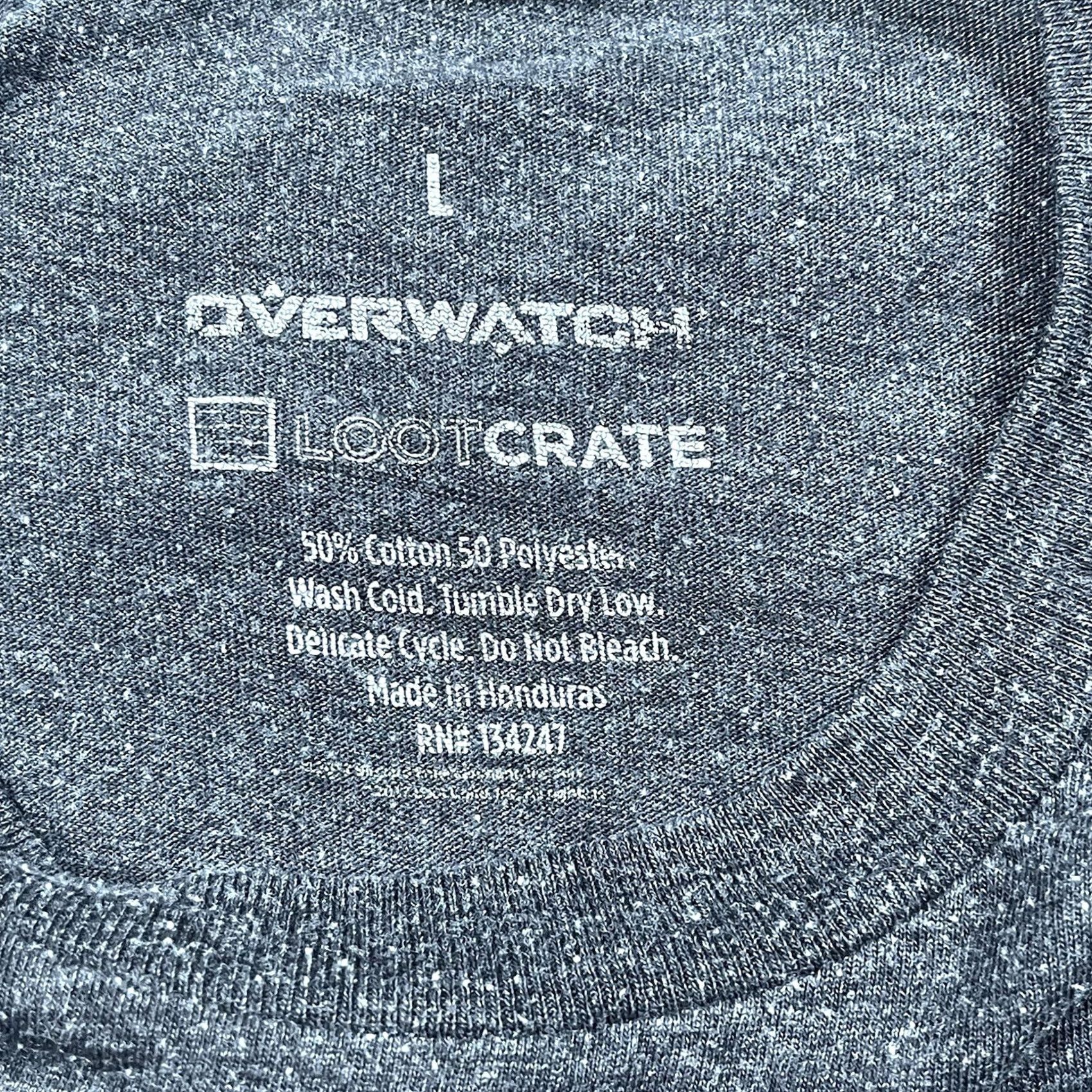 Vintage Overwatch CrewNeck Graphics Shirt Mens Large Loot Crate Gray Cotton Blend - Excellent Condition Size US L / EU 52-54 / 3 - 7 Thumbnail