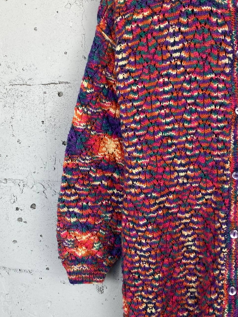 Vintage Point Vintage Hand Knitted Grandpa Sweater Coogi style Size US M / EU 48-50 / 2 - 4 Thumbnail