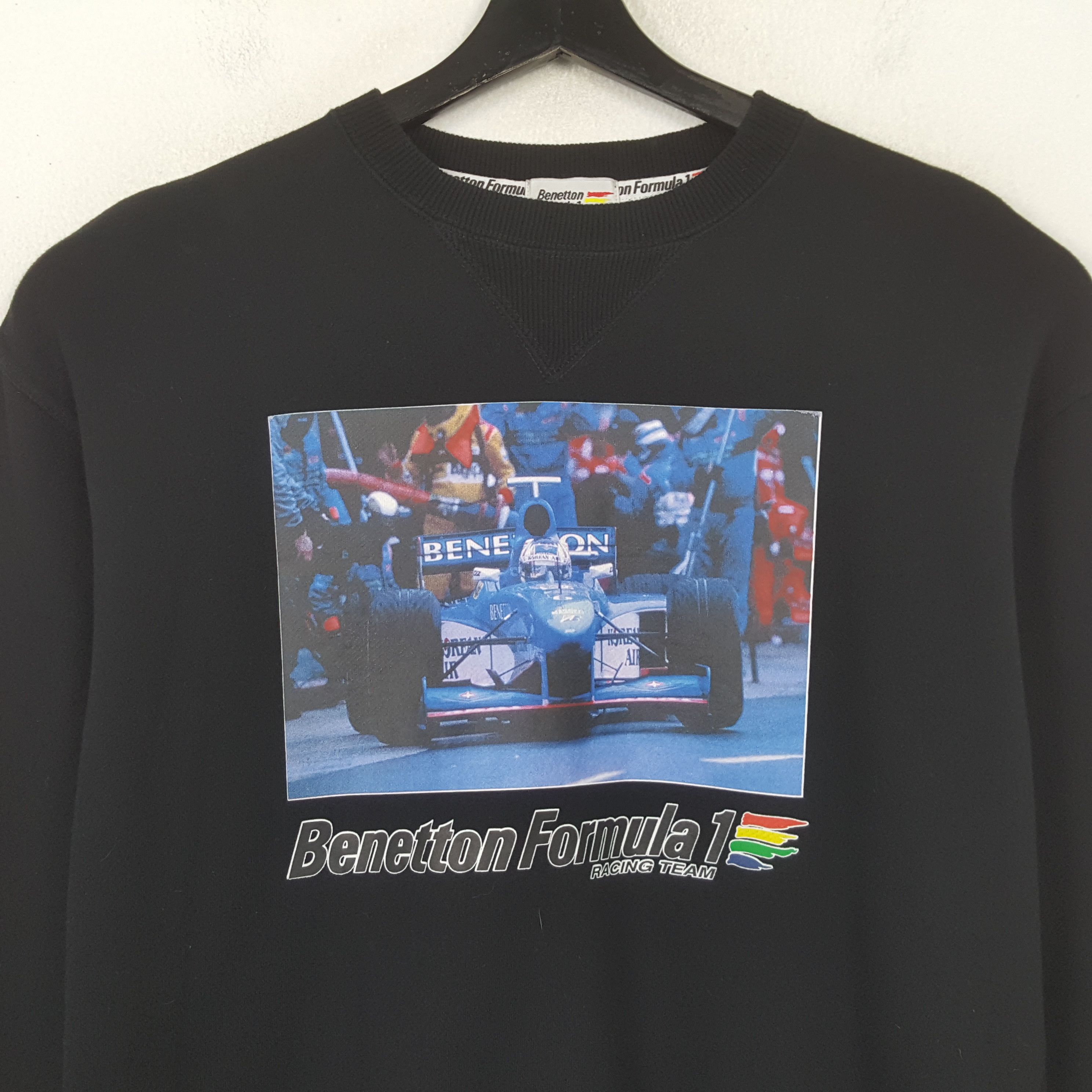 Benetton Benetton Formula 1 Racing Team Sweatshirt RR11 Size US M / EU 48-50 / 2 - 2 Thumbnail