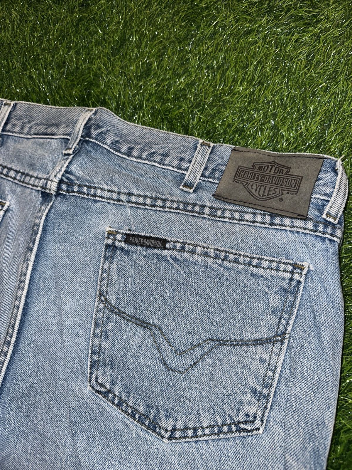 Harley Davidson Vintage harley davidson motorcycles jeans size 38 x 32 Size US 38 / EU 54 - 4 Thumbnail