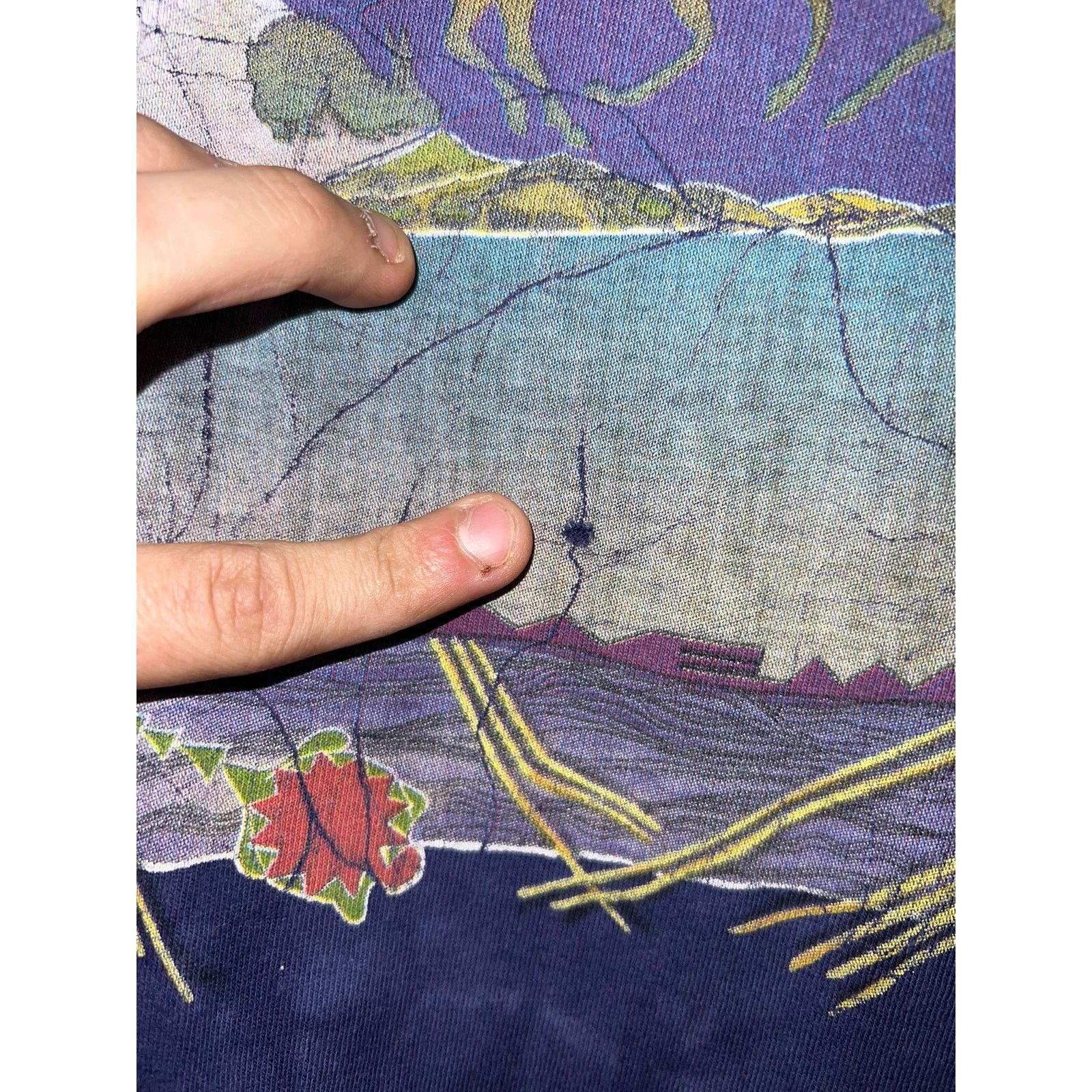 The Mountain Vintage The Mountain Gina Grey Shirt Native American Art XL Size US XL / EU 56 / 4 - 7 Thumbnail