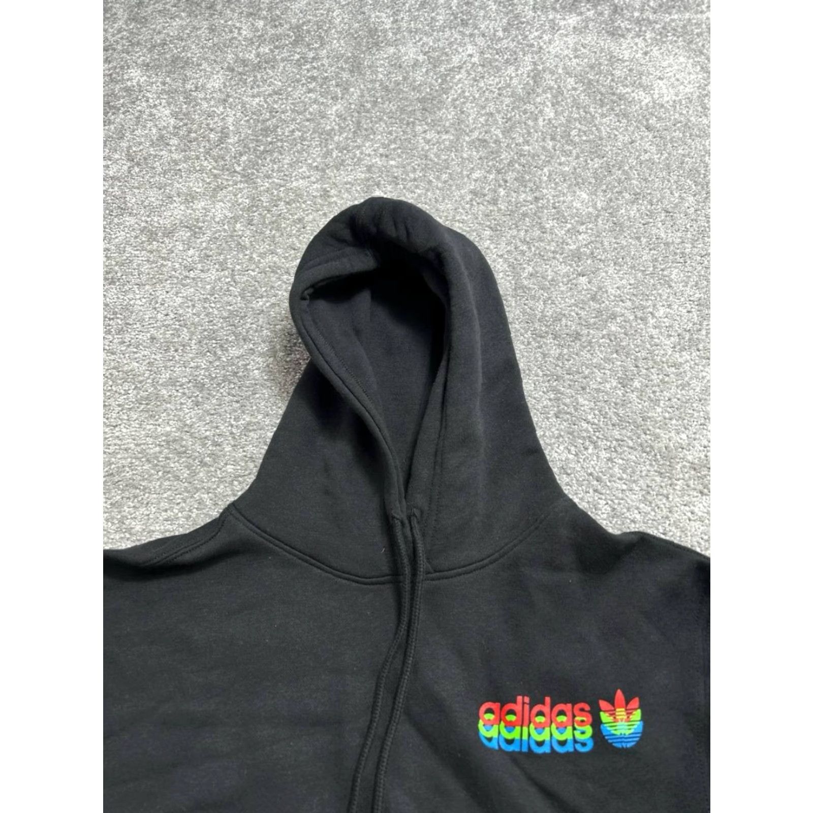 Adidas Adidas Essentials Hoodie Womens Small Black Cotton Casual Size S / US 4 / IT 40 - 3 Thumbnail