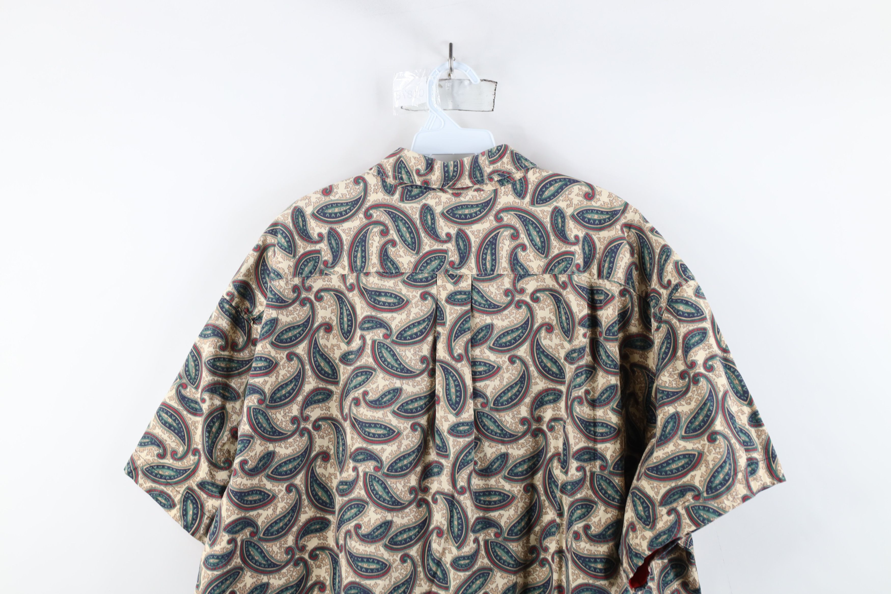 Vintage Vintage 90s Streetwear Short Sleeve Collared Button Shirt Size US XXL / EU 58 / 5 - 13 Thumbnail