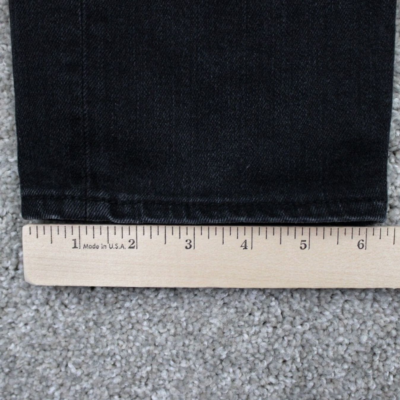 Rag & Bone rag & bone Jeans Men 34x28 Black Extra Slim Distressed Button Fly Size US 34 / EU 50 - 6 Thumbnail