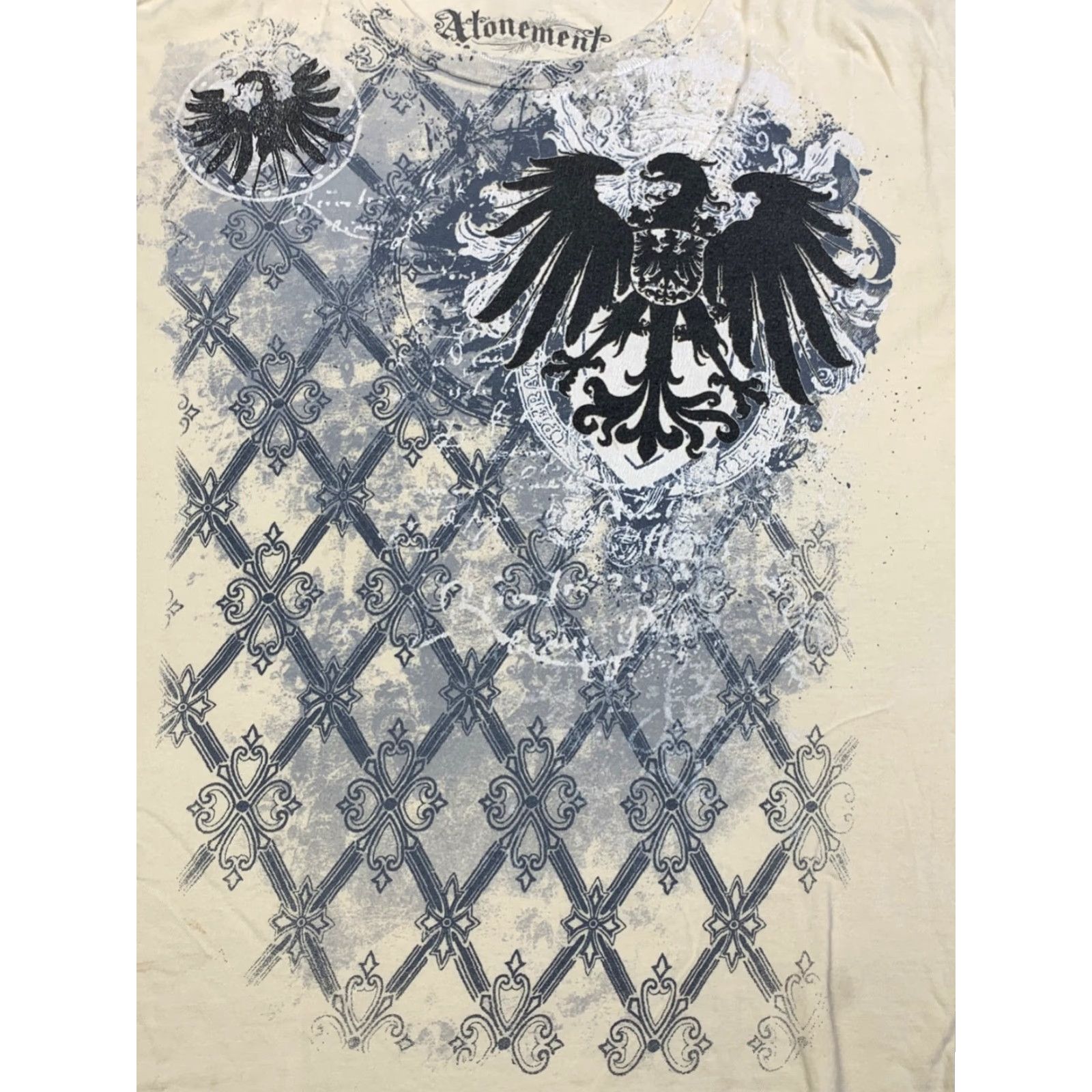 Vintage Atonement Shirt Mens M Beige Gothic Y2K Size US M / EU 48-50 / 2 - 3 Thumbnail