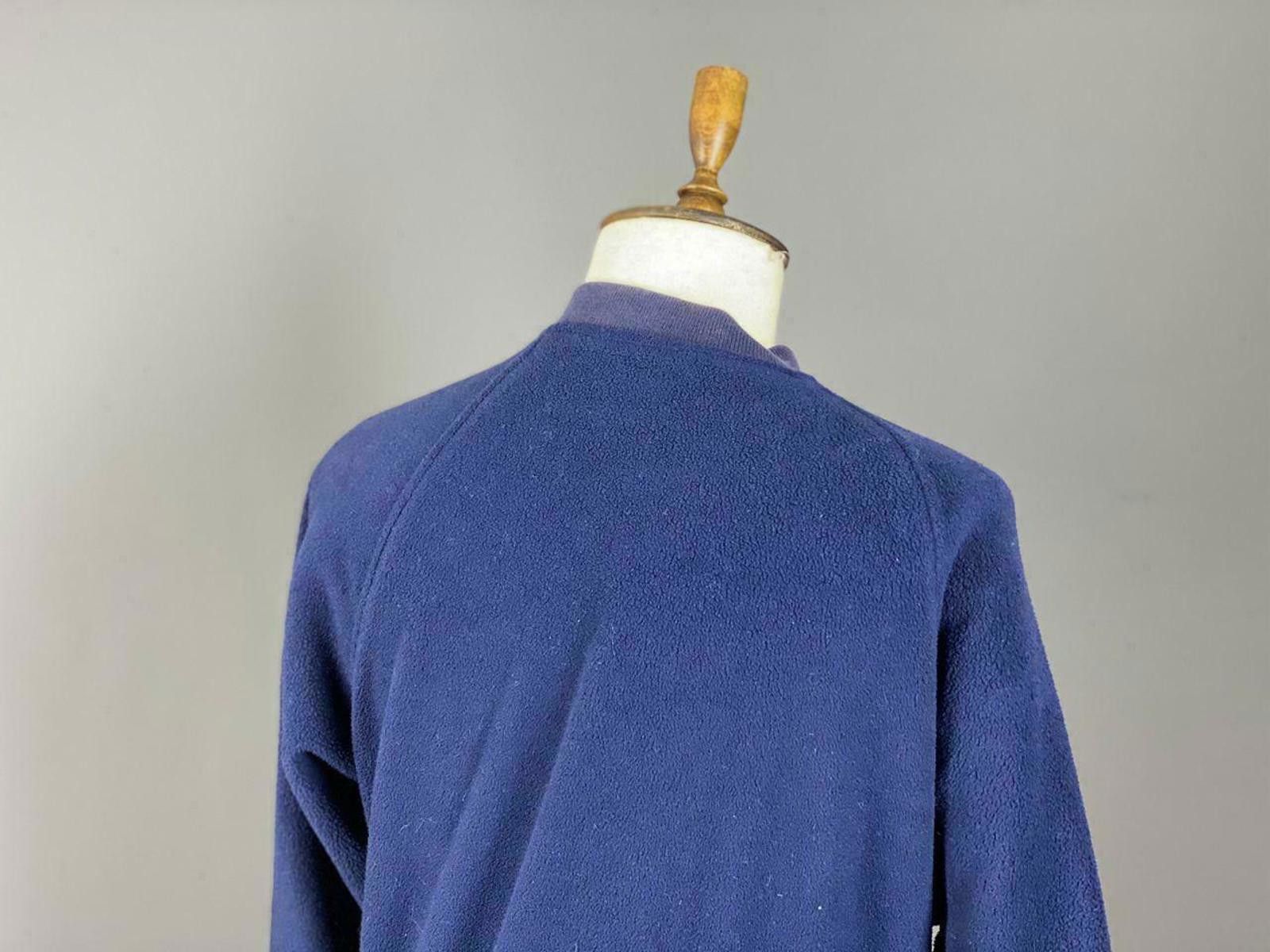 Polo Ralph Lauren Polo Ralph Lauren Blue Big Logo Snap Fleece Jacket Size S Size S / US 4 / IT 40 - 6 Thumbnail