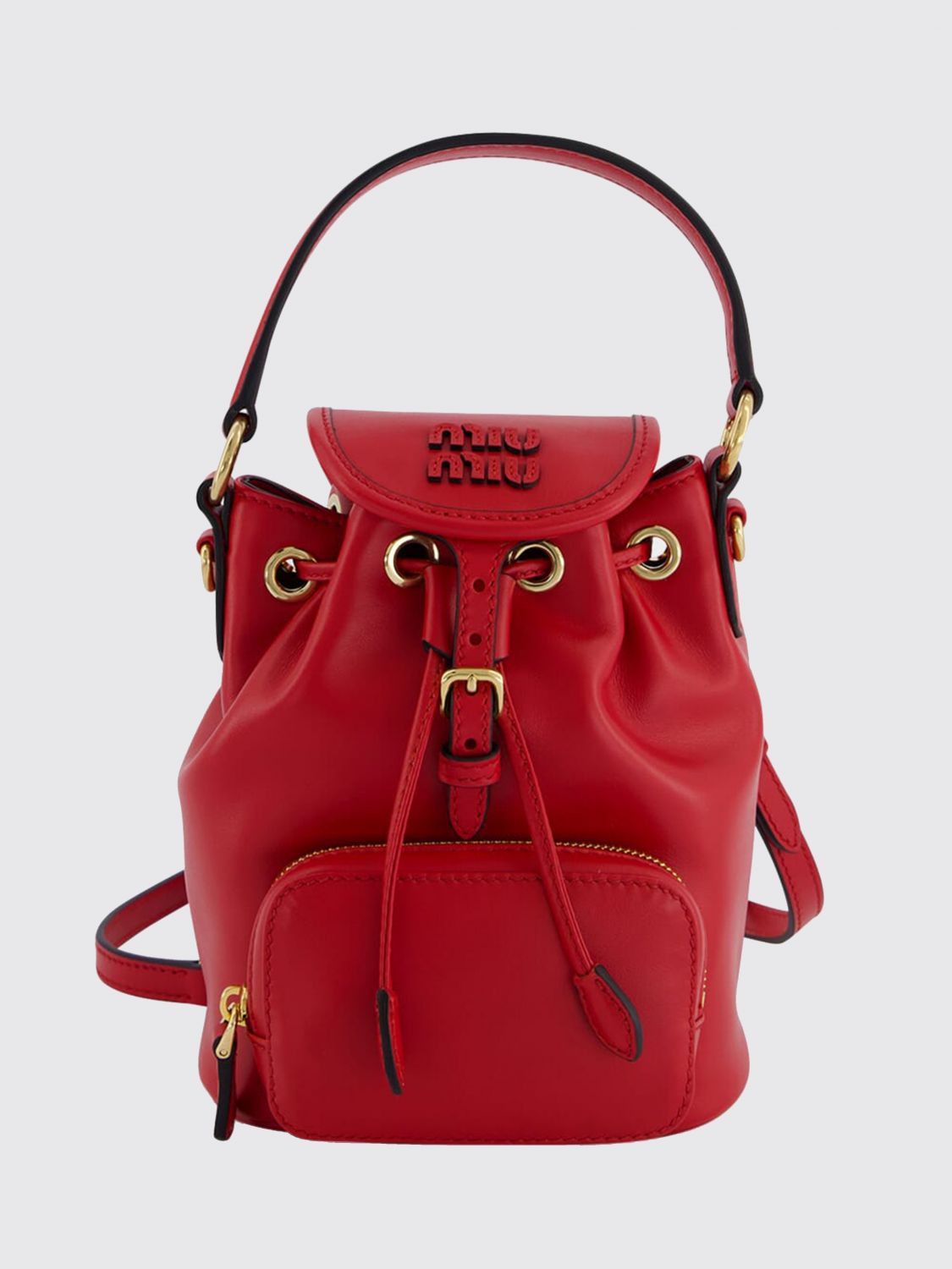 Miu Miu Miu Miu Backpack Woman Red Size ONE SIZE - 1 Preview