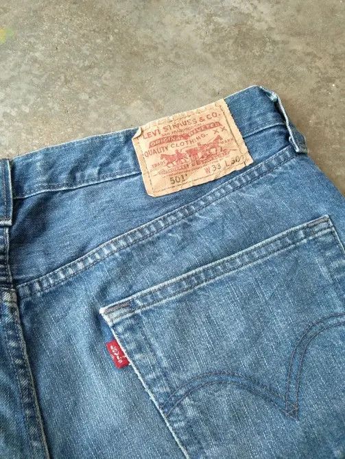 Levi's Vintage Levi's 501 Rusty Wash Distressed Jeans 34x30 Size US 34 / EU 50 - 3 Thumbnail