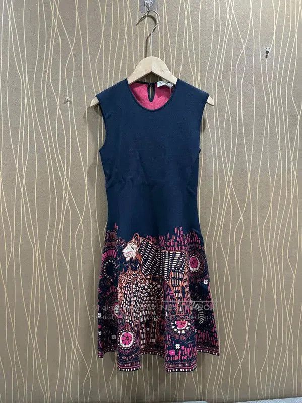 Dior Dior Deep Blue Polyester Women's Dress . Size S / US 4 / IT 40 - 1 Thumbnail
