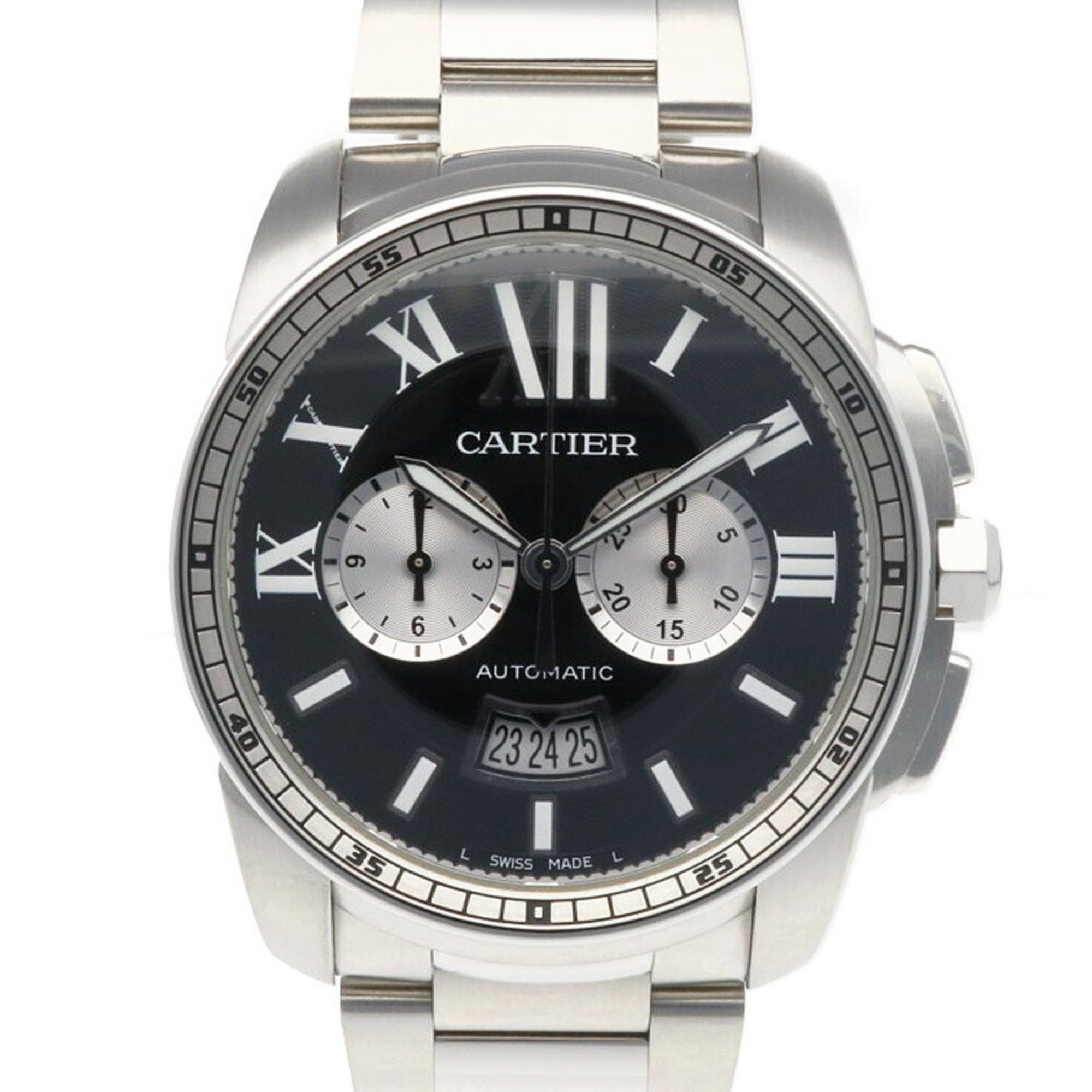 Cartier Cartier Calibre de Watch, Stainless Steel 3578 Automatic, Men's, Overhauled Size ONE SIZE - 1 Thumbnail