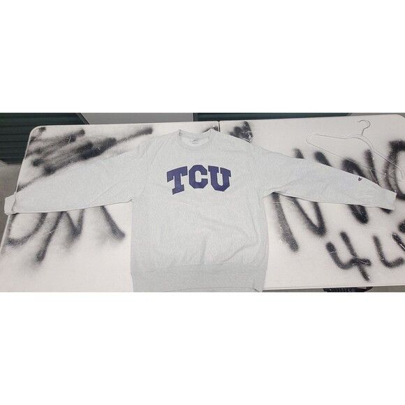 Champion Vintage Champion Reverse Weave TCU Crewneck Sweatshirt Size US M / EU 48-50 / 2 - 2 Thumbnail