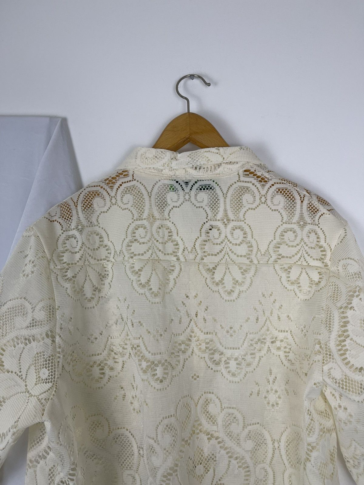 Chorley Chorley Handmade Floral Lace Button Up Short sleeve shirt Size US L / EU 52-54 / 3 - 2 Thumbnail