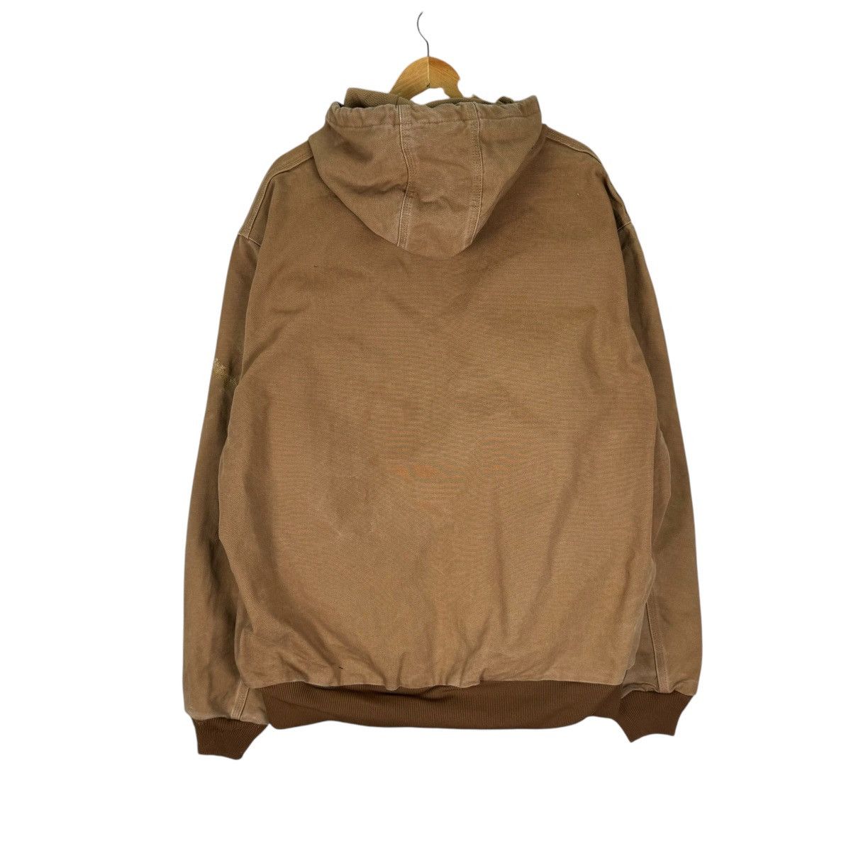 Carhartt × Carhartt Wip × Vintage ⚡️CARHARTT HOODIE DUCK CANVAS ZIPPER JACKET Size US XXL / EU 58 / 5 - 6 Thumbnail