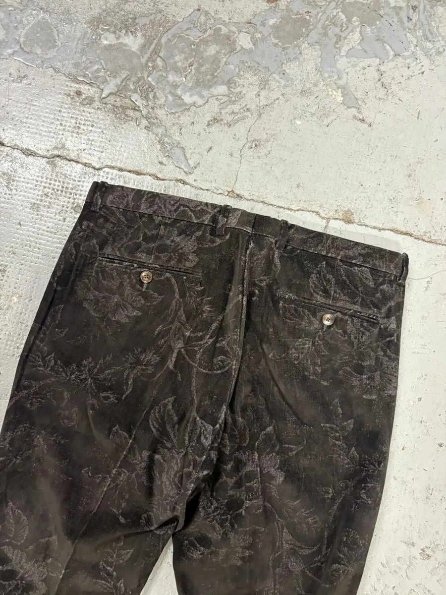 Gucci 2000s Gucci Black Viscose Flower Nature Pants Size US 32 / EU 48 - 7 Thumbnail