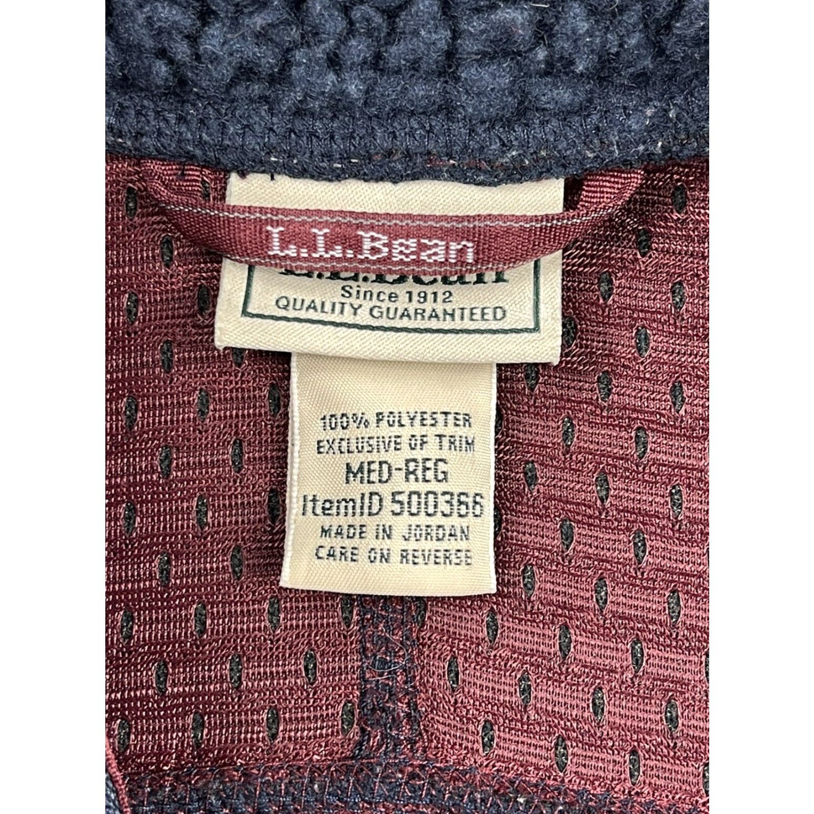 Vintage VINTAGE L.L. Bean Jacket Womens M Fleece Deep High Pile Full Zip Blue Thick Lined Ski Size M / US 6-8 / IT 42-44 - 3 Thumbnail