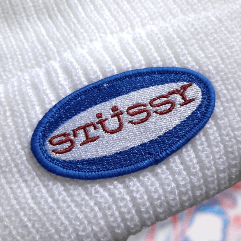 Stussy Stussy Oval Patch Beanie Hat Size ONE SIZE - 2 Thumbnail