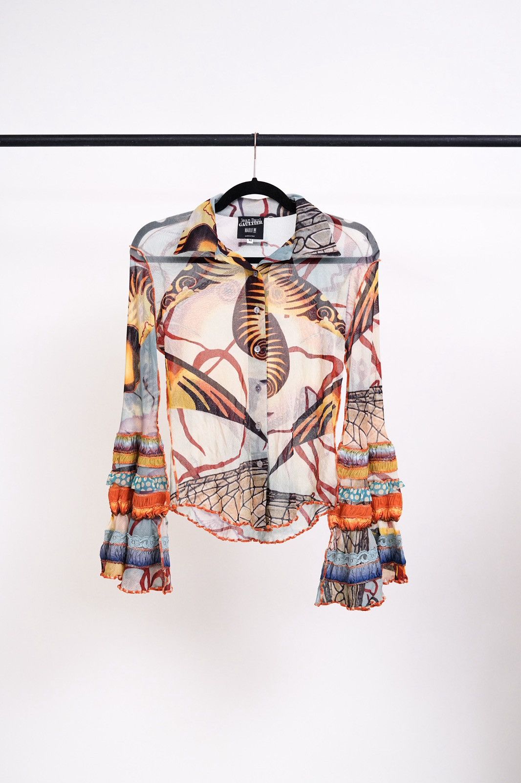 Jean Paul Gaultier Jean Paul Gaultier Maille Bell Sleeve Top Size M / US 6-8 / IT 42-44 - 7 Thumbnail