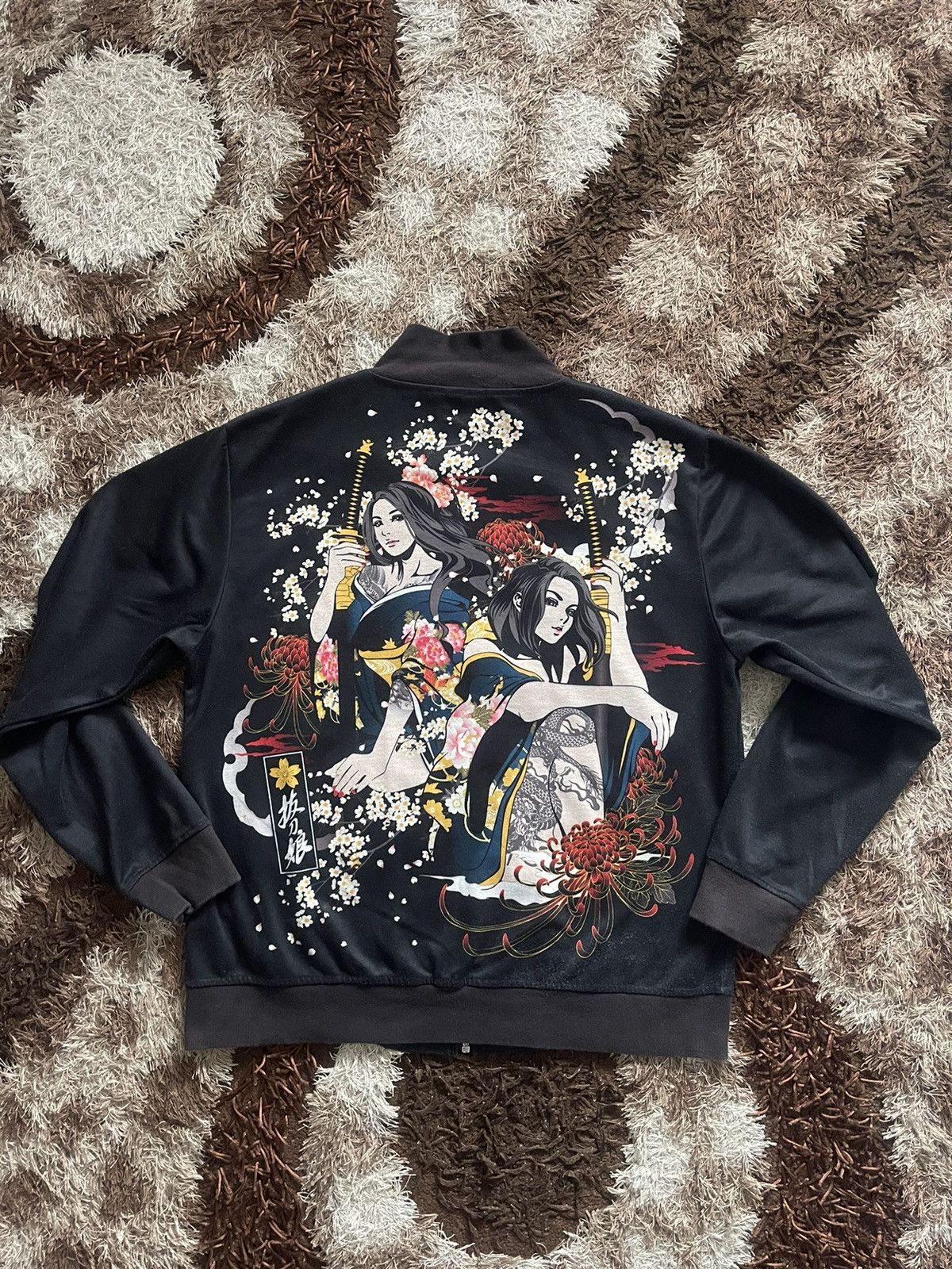 Japanese Brand VINTAGE SUKAJAN SWEATERS FULL PRINT VERY RARE Size US L / EU 52-54 / 3 - 1 Thumbnail