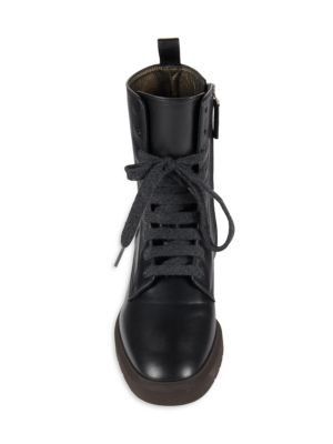 Brunello Cucinelli o1y0725 Ankle Boots in Black Size US 9 / IT 39 - 5 Thumbnail