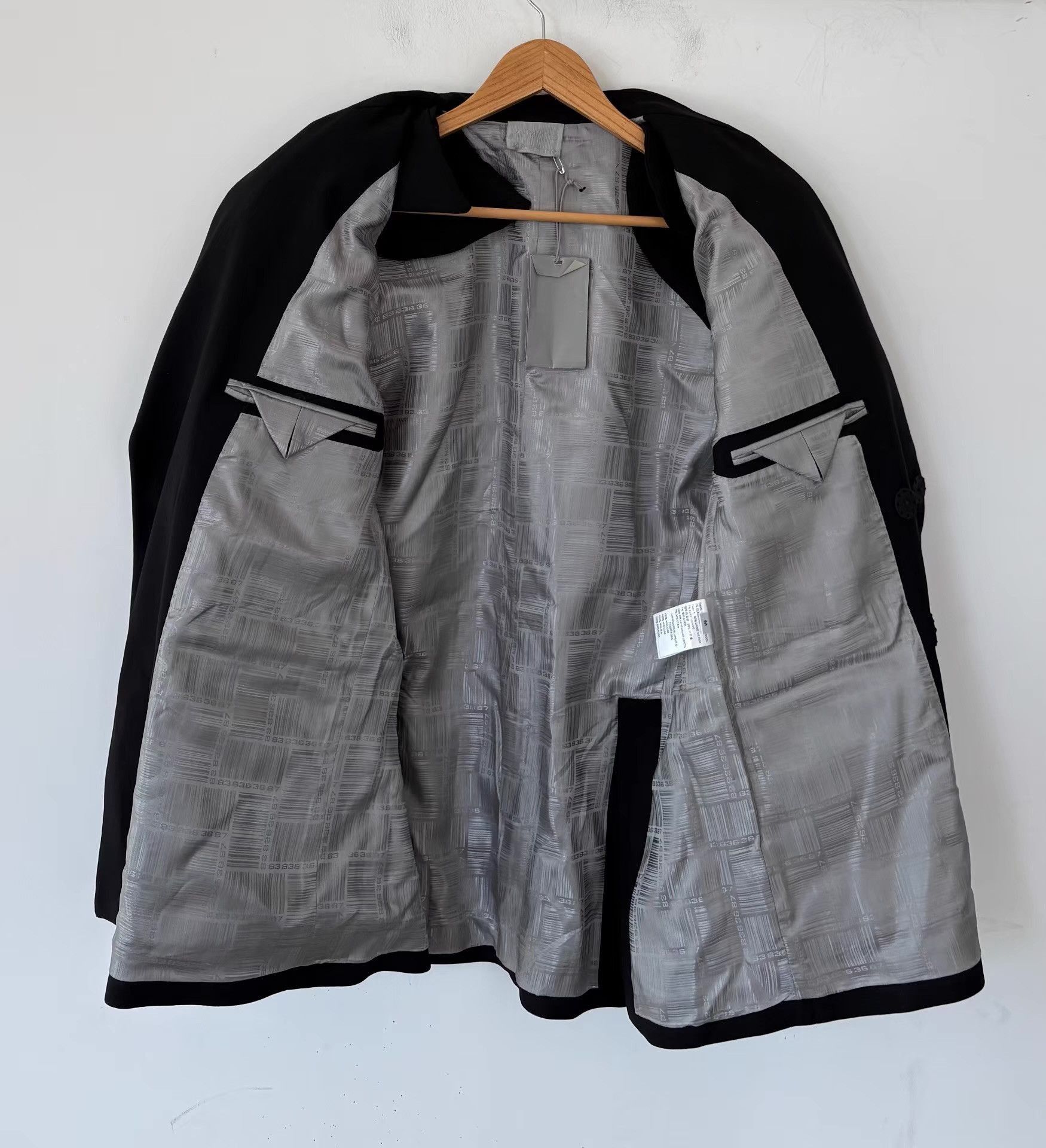 Vetements Black Layered Collar Blazer Size US M / EU 48-50 / 2 - 6 Thumbnail