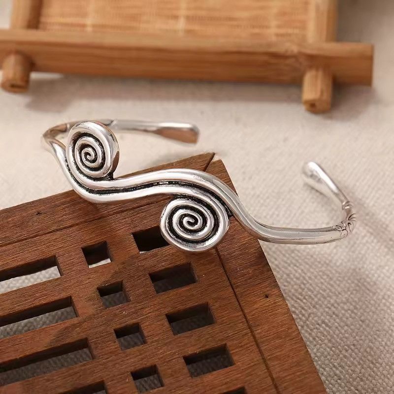 Jewelry Vintage Style Bohemian Ethnic Spirals Bracelet Size ONE SIZE - 6 Thumbnail