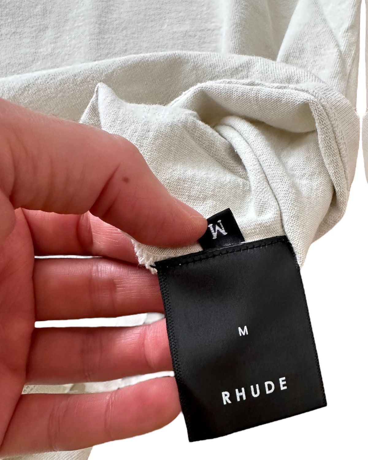 Rhude Swarovski Logo Oversized Shirt Size US M / EU 48-50 / 2 - 6 Thumbnail