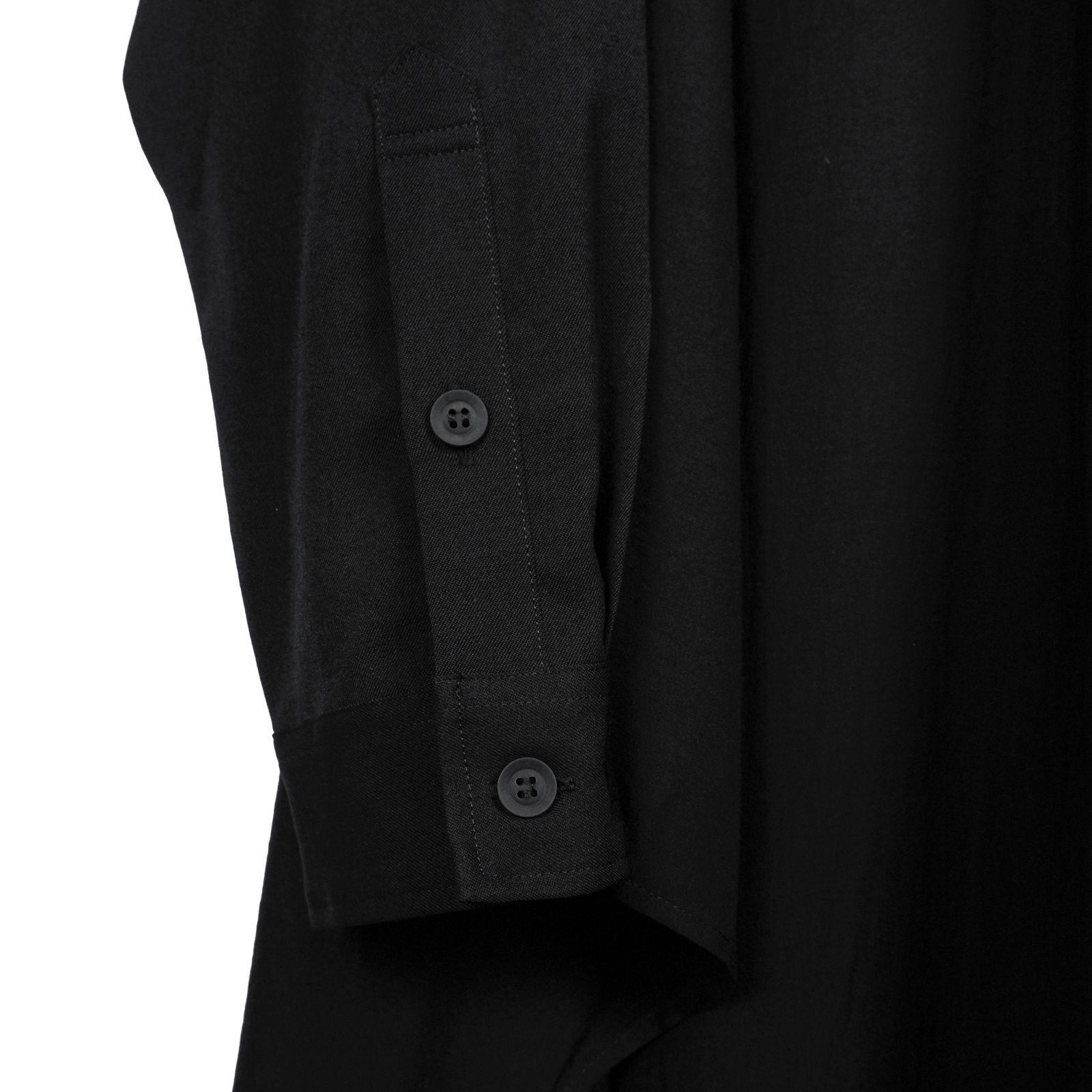 Yohji Yamamoto Yohji Yamamoto Pour Homme Gabardine Drape Cloth Layer Shirt Size US M / EU 48-50 / 2 - 11 Thumbnail