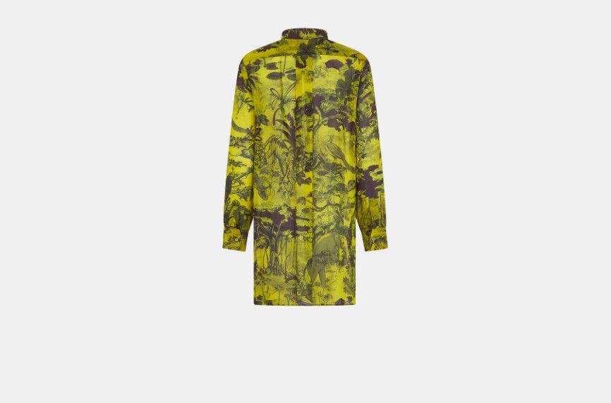 Dior o1w1db10824 Cotton Voile Blouse in Multicolor Size S / US 4 / IT 40 - 2 Thumbnail
