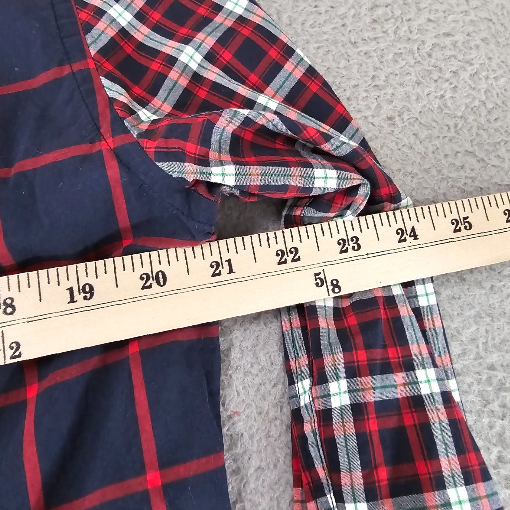 American Eagle Outfitters American Eagle Shirt Mens Medium Classic Check Patchwork Button Up Long Sleeve Mens Size US M / EU 48-50 / 2 - 7 Thumbnail