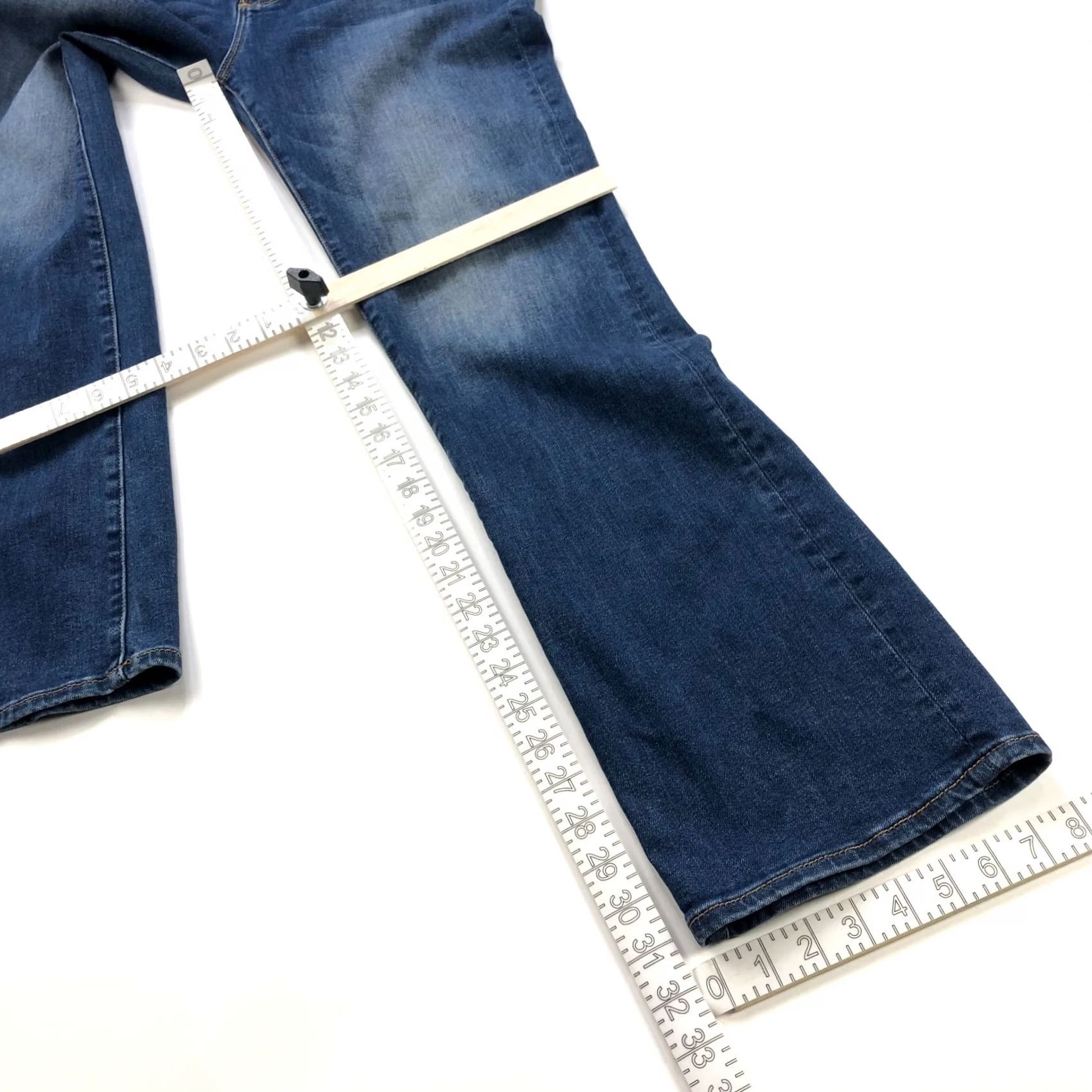 Vintage Driftwood Kelly Jeans Denim Bootcut Blue Mid Rise 31x33 (Fits 32W 31L) Size 24" / US 00 / IT 34 - 5 Thumbnail