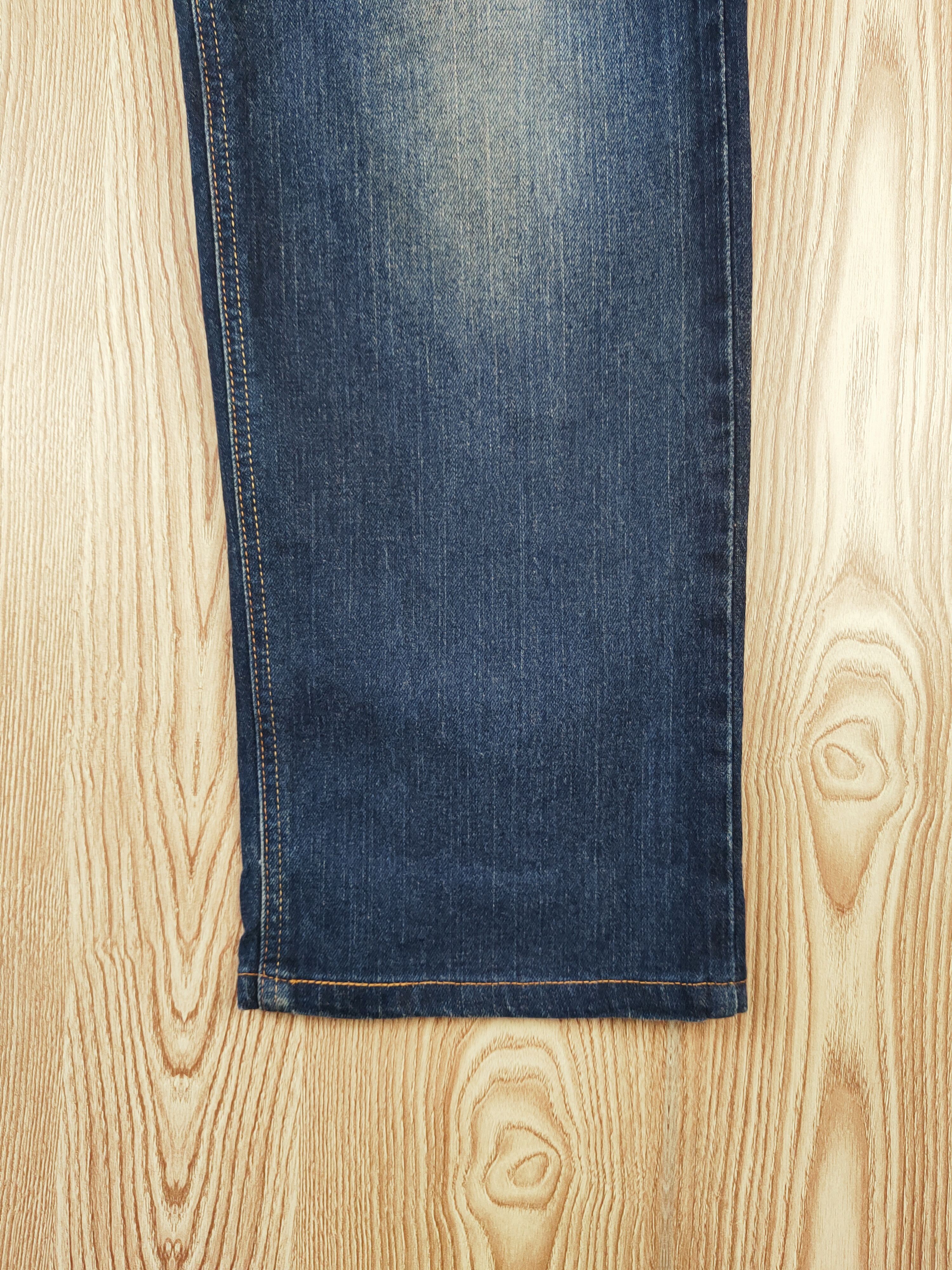 Edwin Edwin Dark Blue Distressed Ripped Jeans #S2739 Size US 34 / EU 50 - 6 Thumbnail