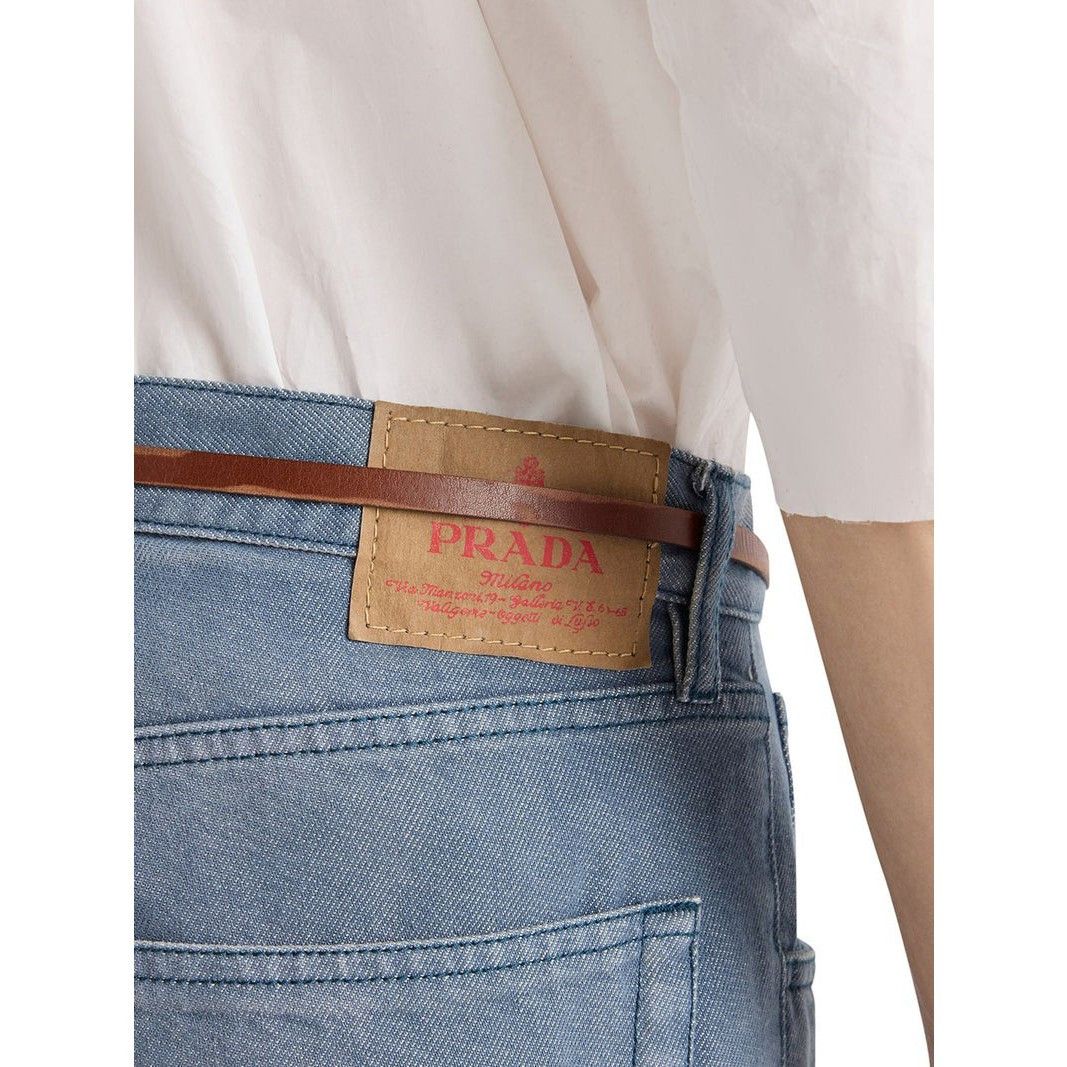 Prada PRADA Five Pocket Washed Denim Jeans New & Authentic (Men's Size US 33 - 2 Thumbnail