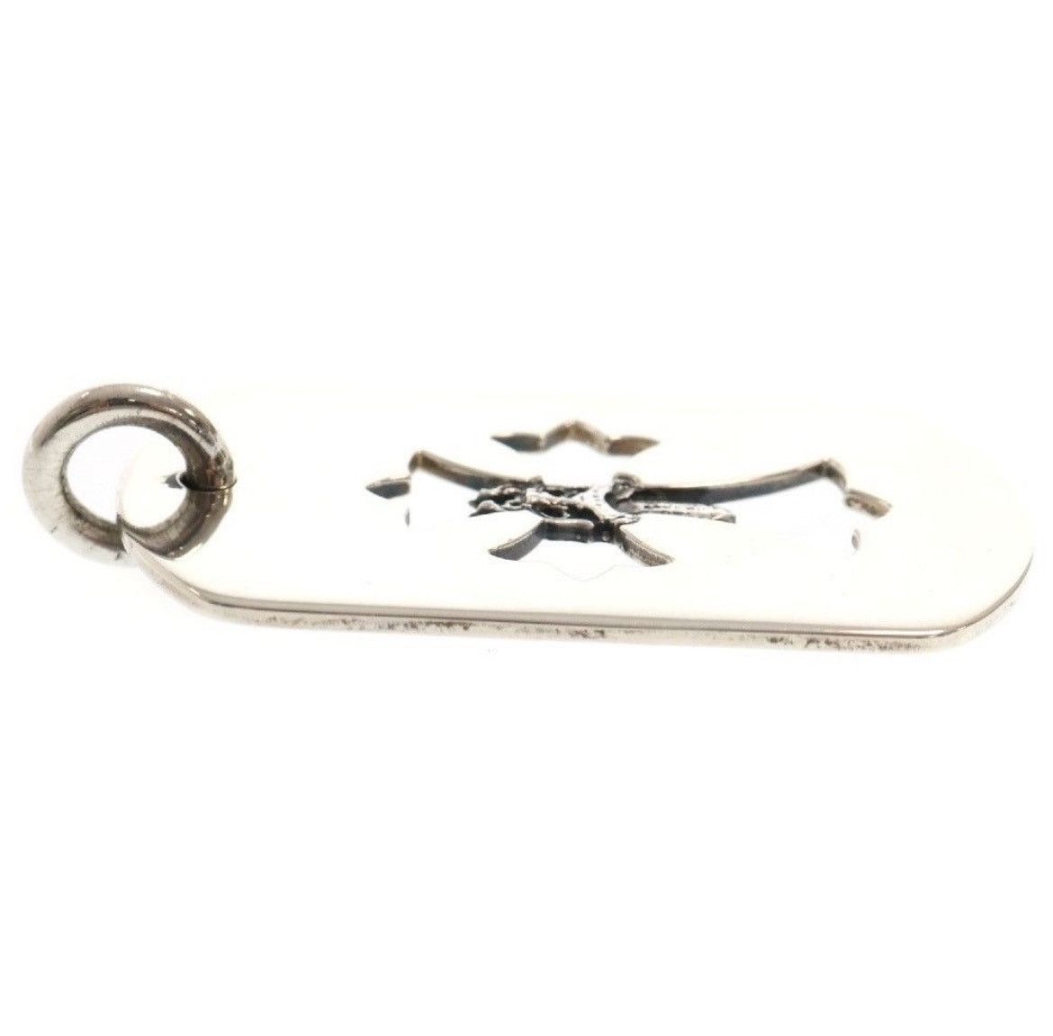Chrome Hearts Chrome Hearts Large Cross Dagger Dog Tag Necklace Size ONE SIZE - 10 Thumbnail