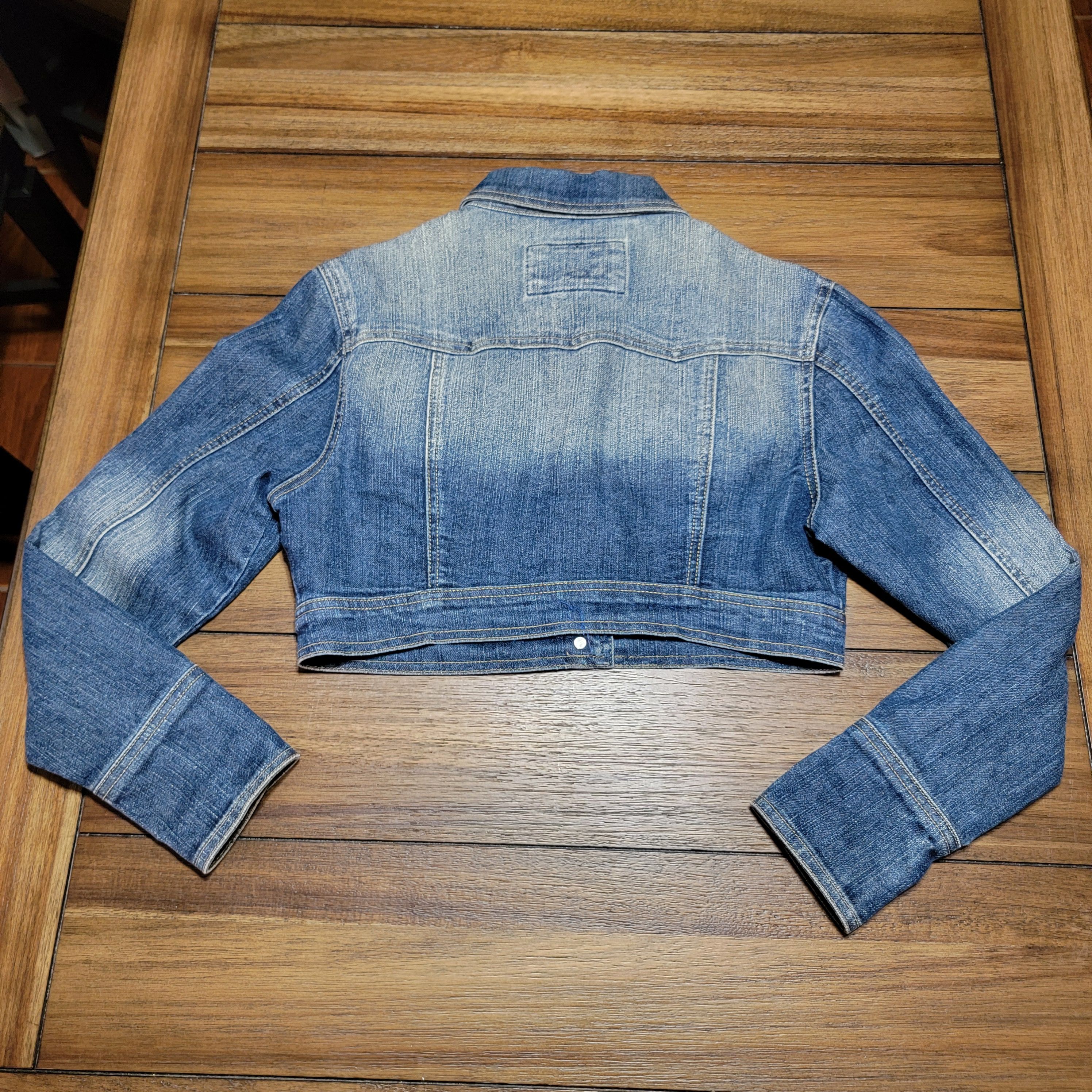 Other Star Jeans Denim Crop Jacket - Size Small Size S / US 4 / IT 40 - 3 Thumbnail