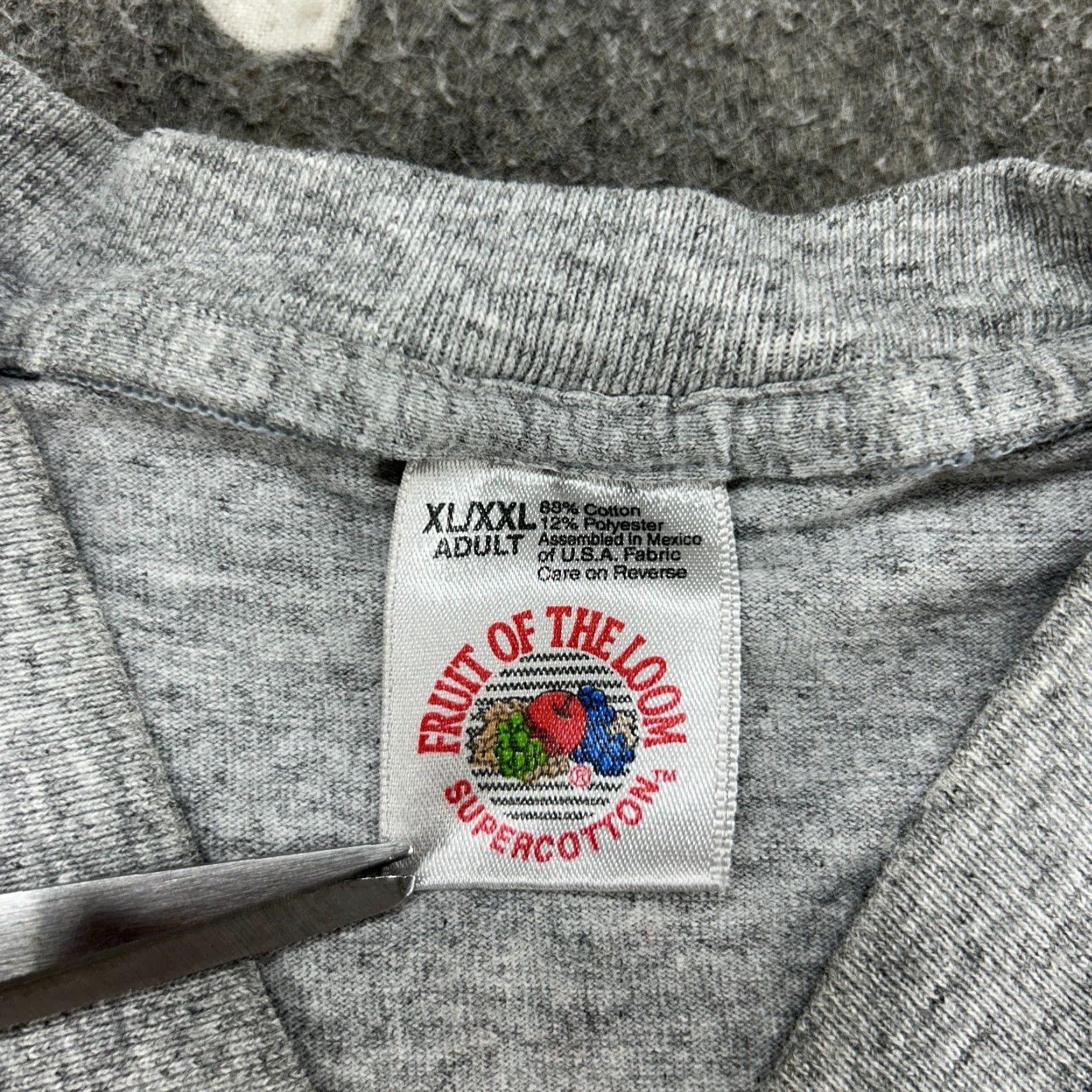 Fruit Of The Loom VINTAGE Judgement Day Sweatshirt Mens 2XL Gray Red Halloween DOS 90s Microsoft Fruit of the Loom Sweatshirt Size US XXL / EU 58 / 5 - 2 Thumbnail