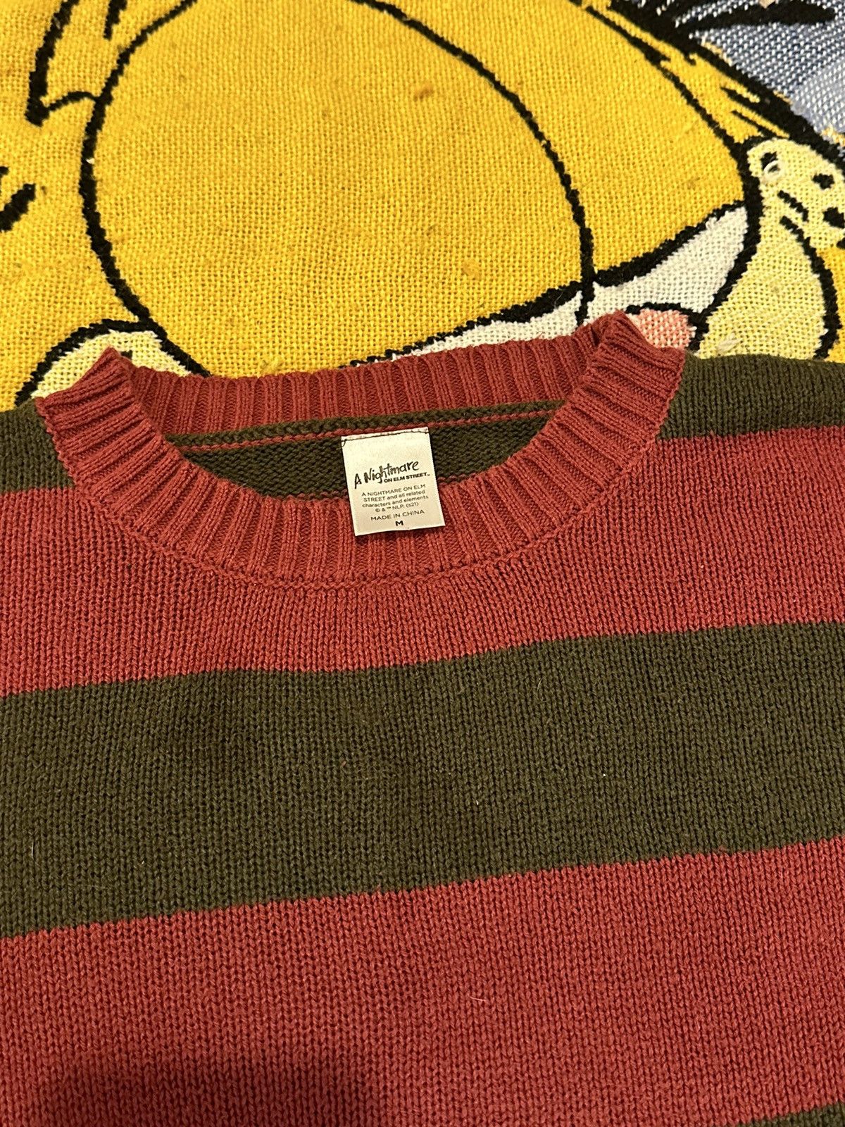 Vintage Freddy Krueger Nightmare On Elm Street Sweater Size US M / EU 48-50 / 2 - 3 Thumbnail
