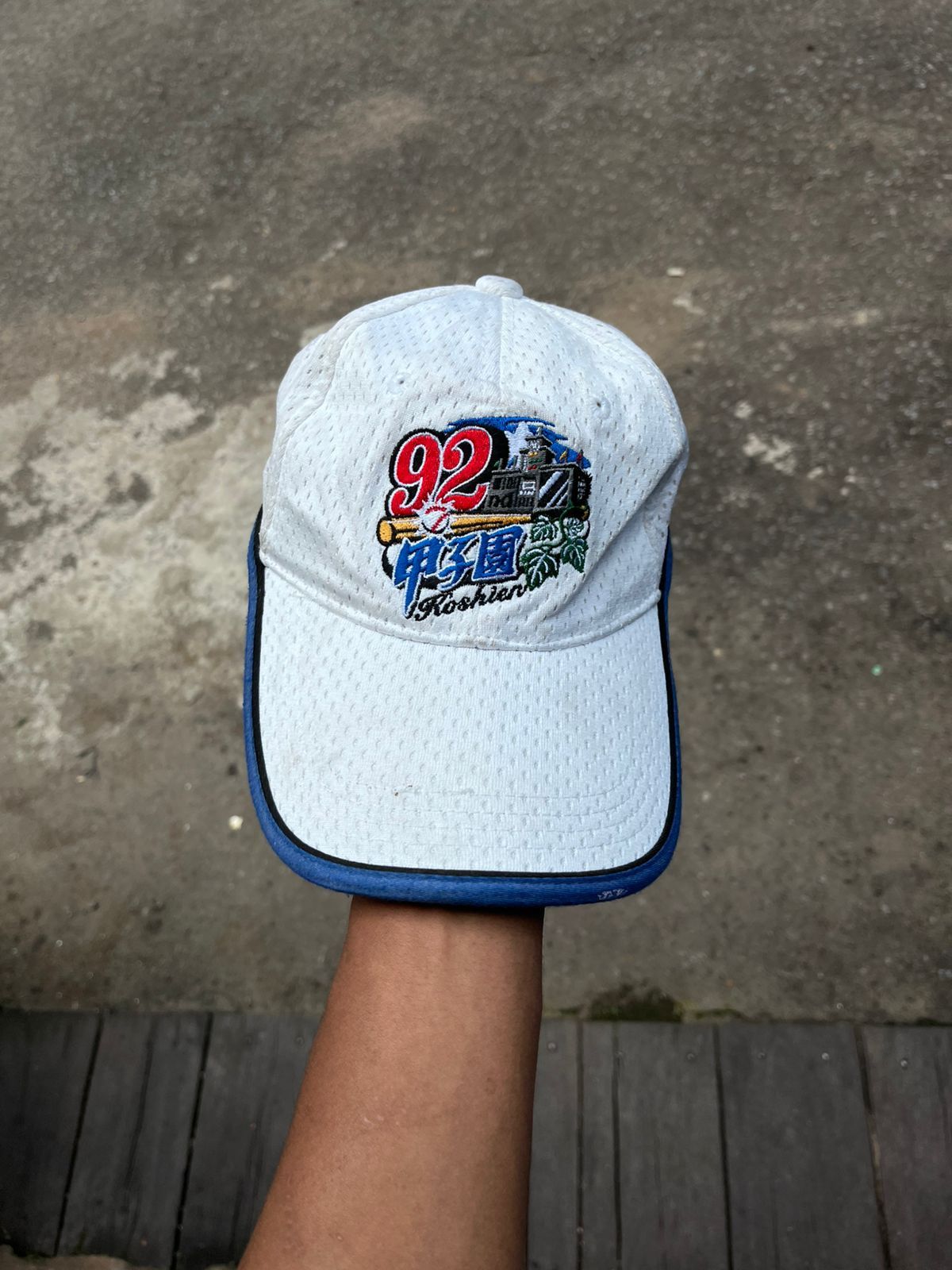 Japanese Brand VINTAGE 92nd Summer Koshien Championship Mesh Size ONE SIZE - 1 Thumbnail